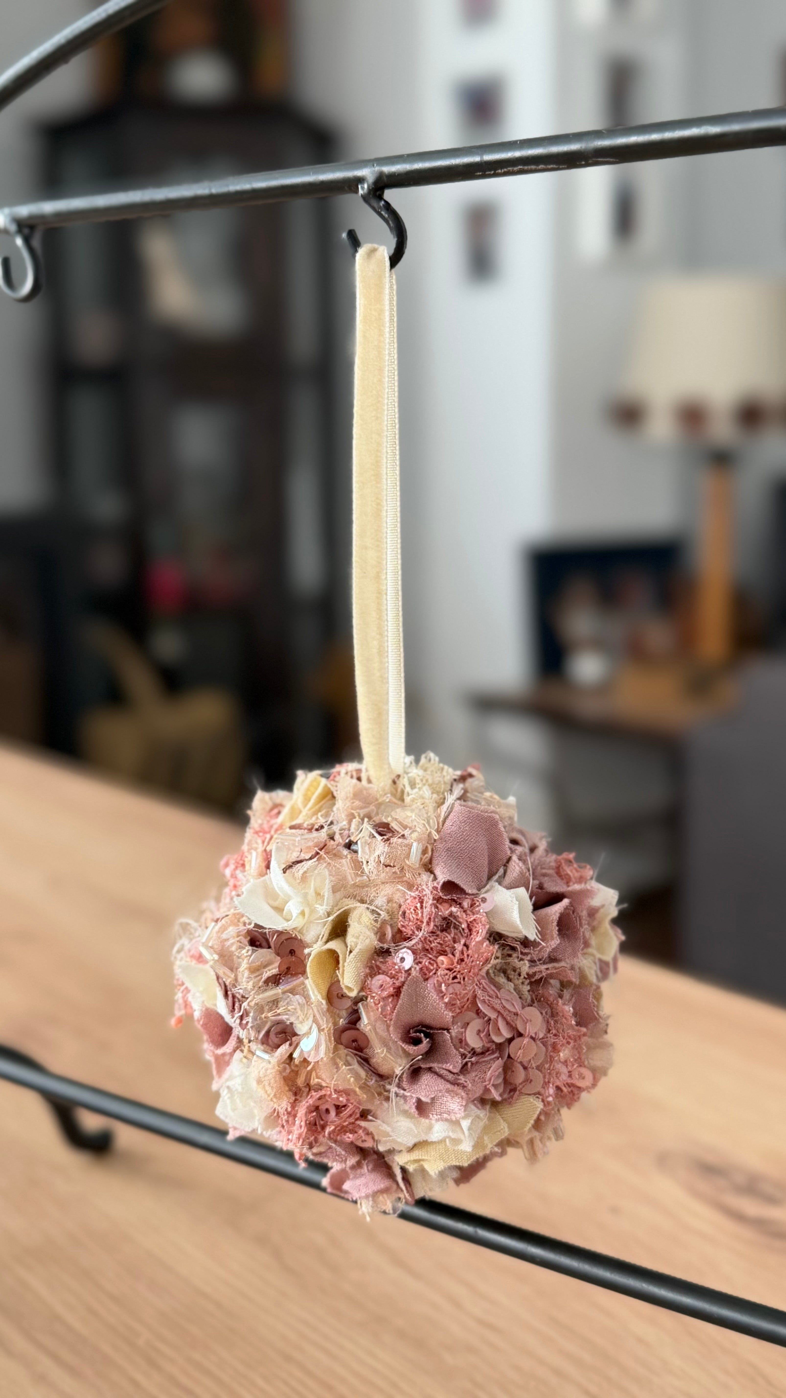 Bolas de Navidad hechas a mano