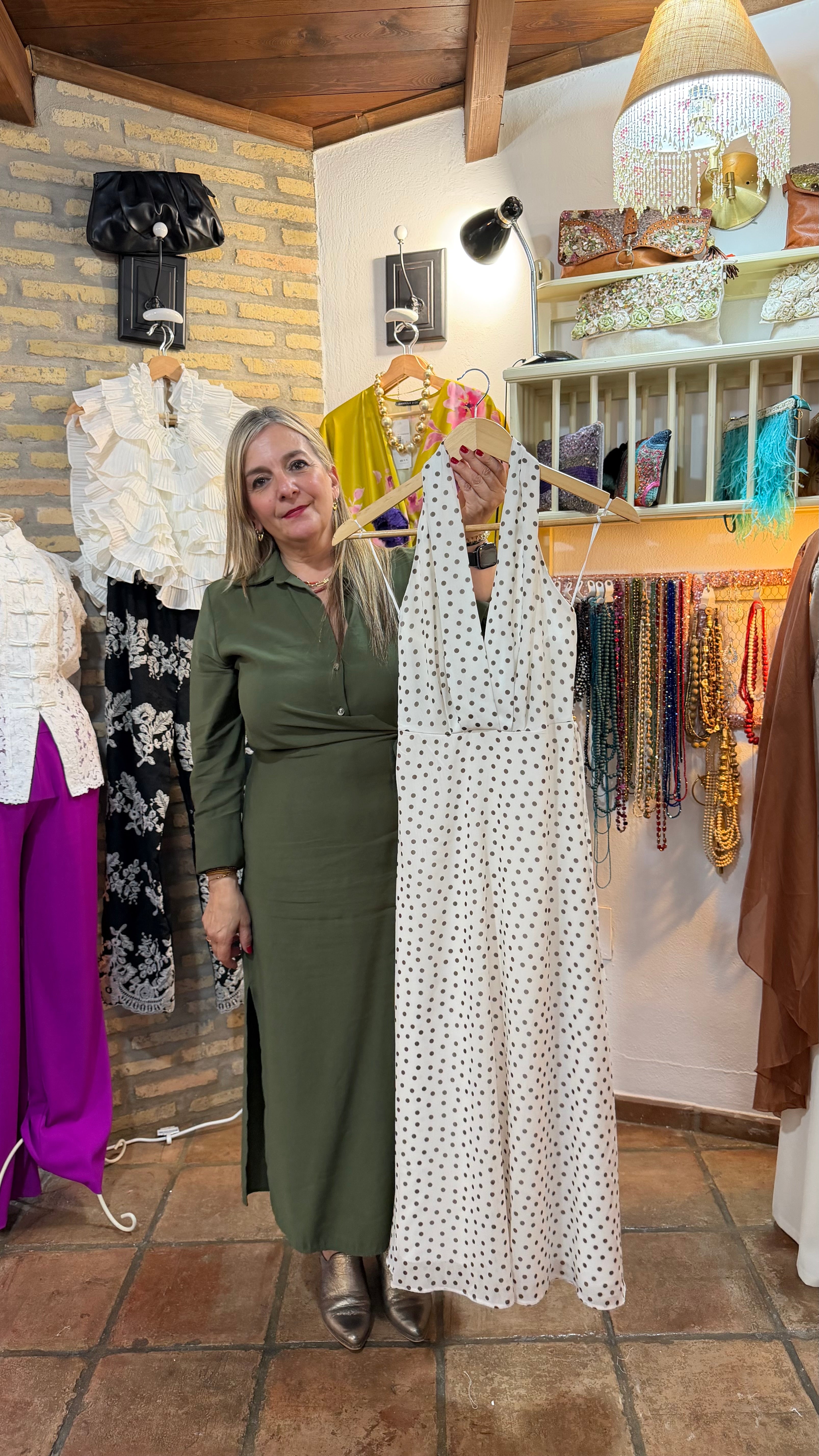 Vestido lunares