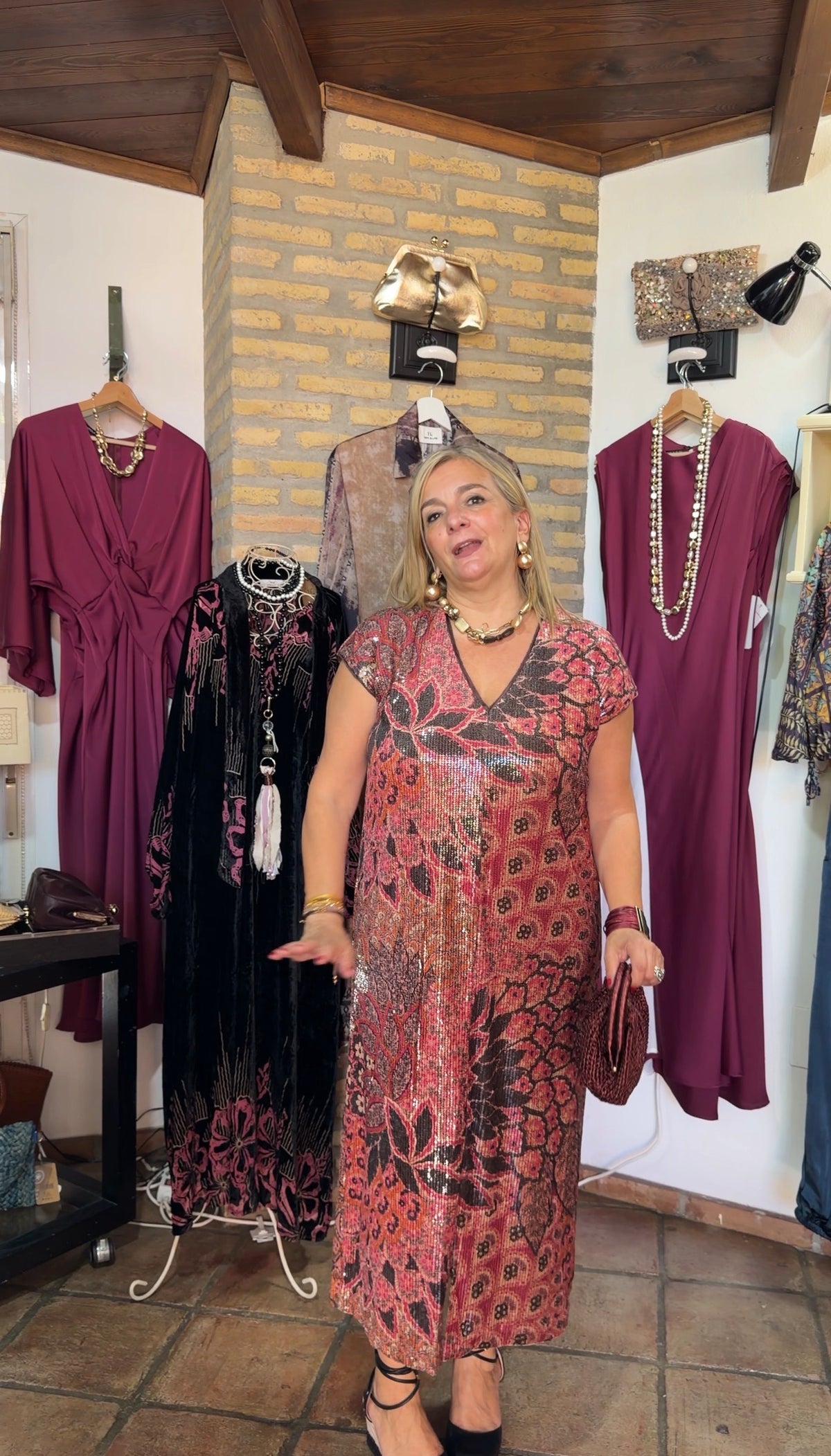 Vestido surkana lentejuela