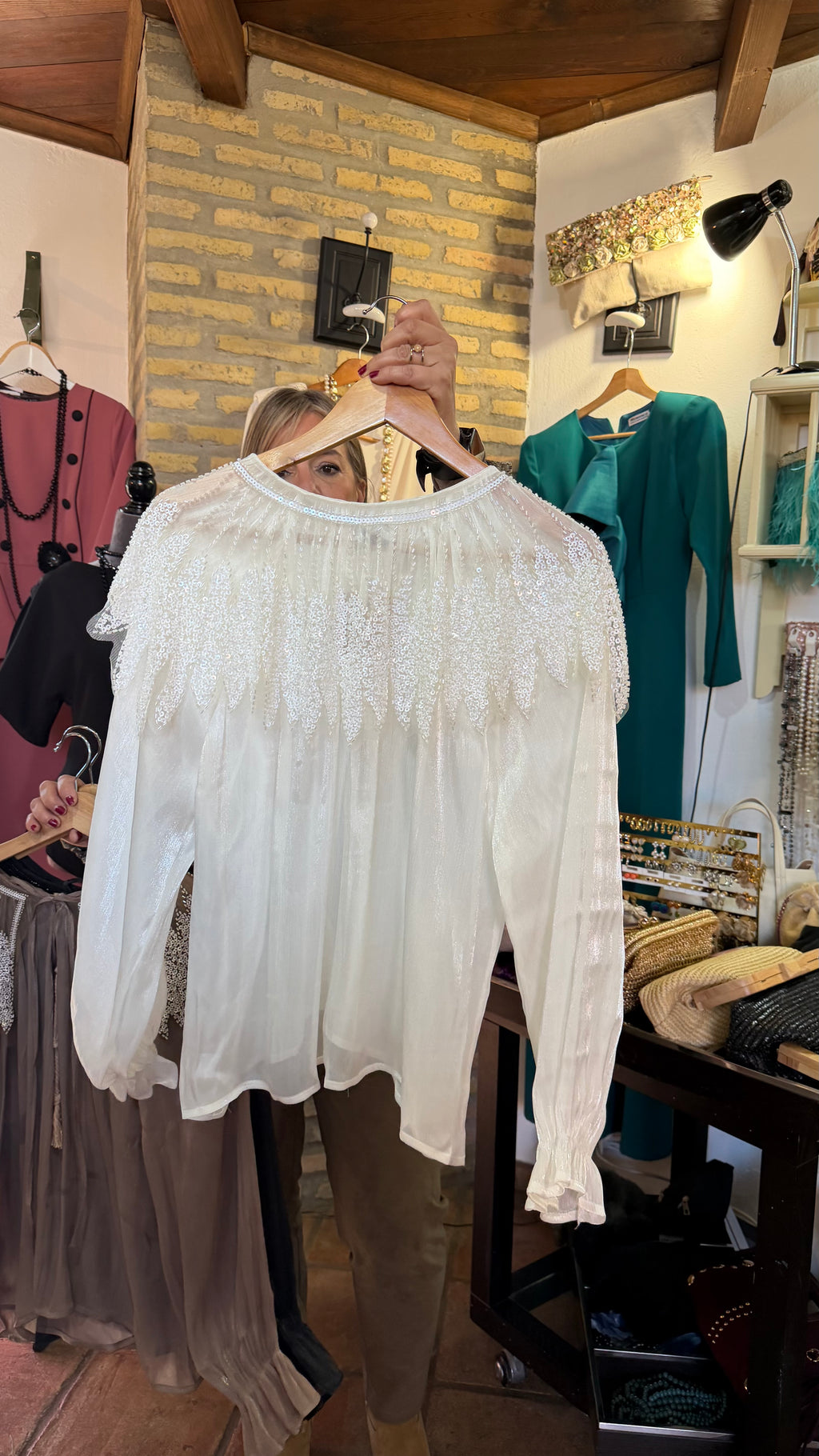 Camisa brillos