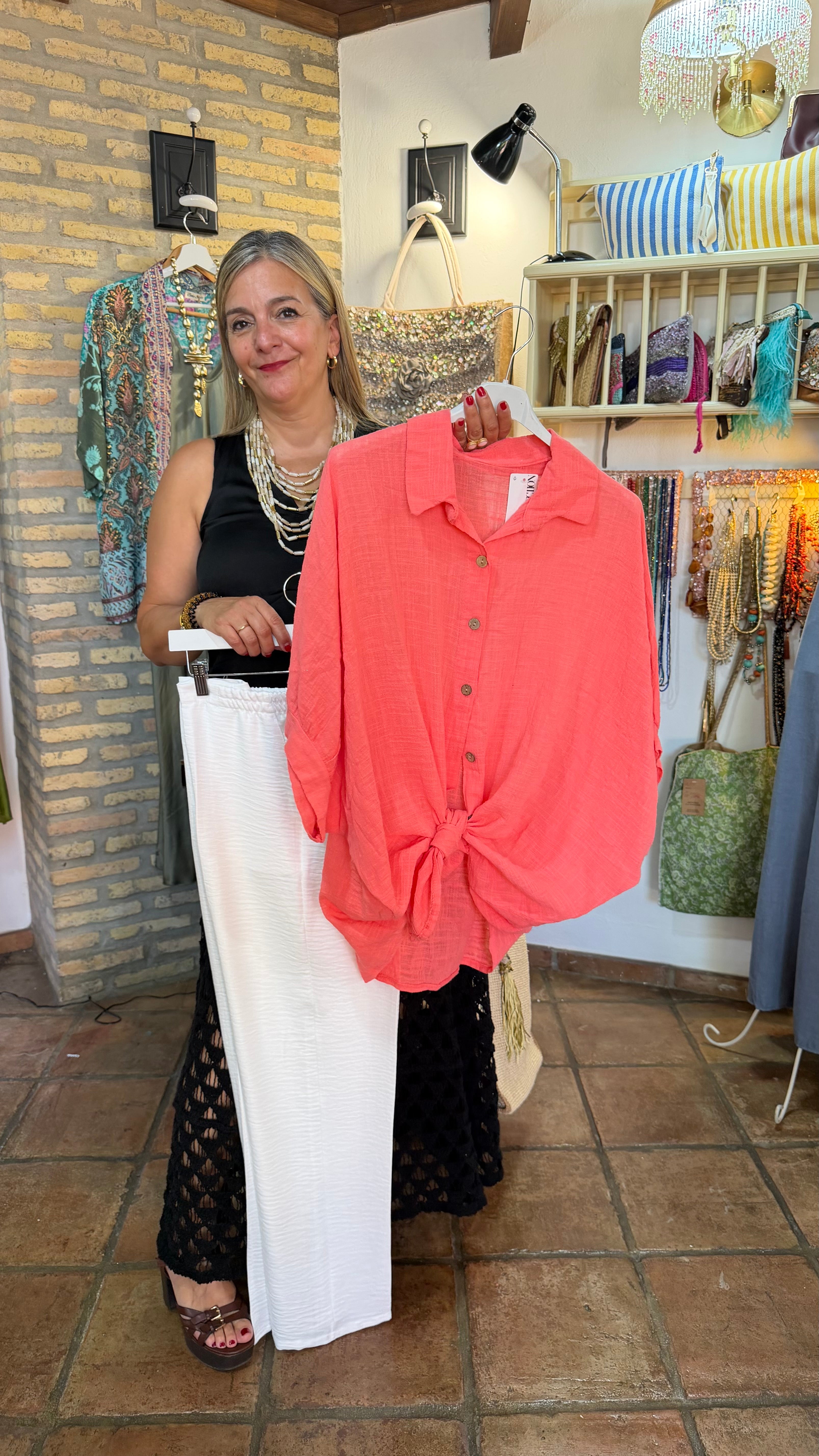 Camisa rosa