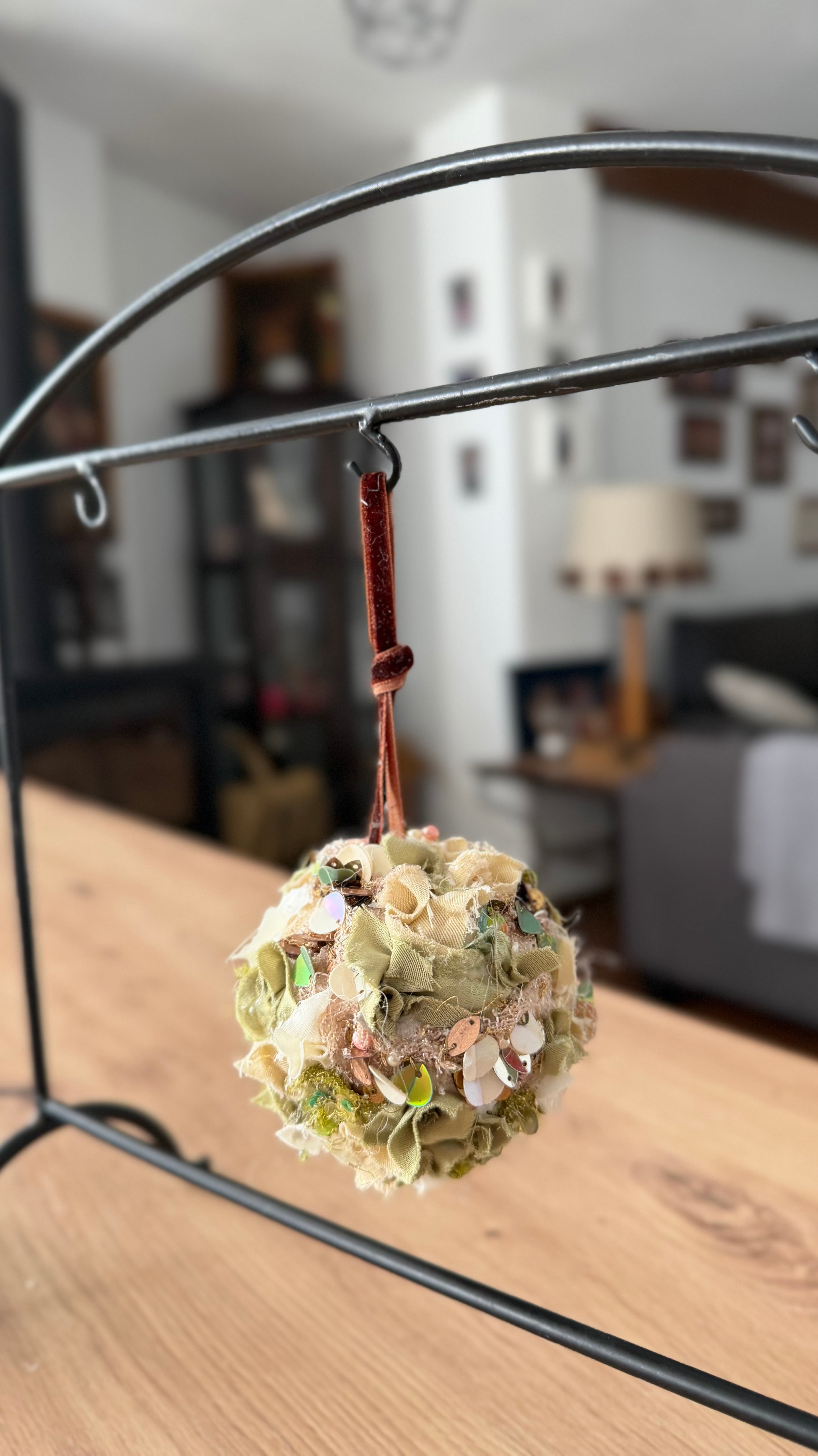 Bolas de Navidad hechas a mano