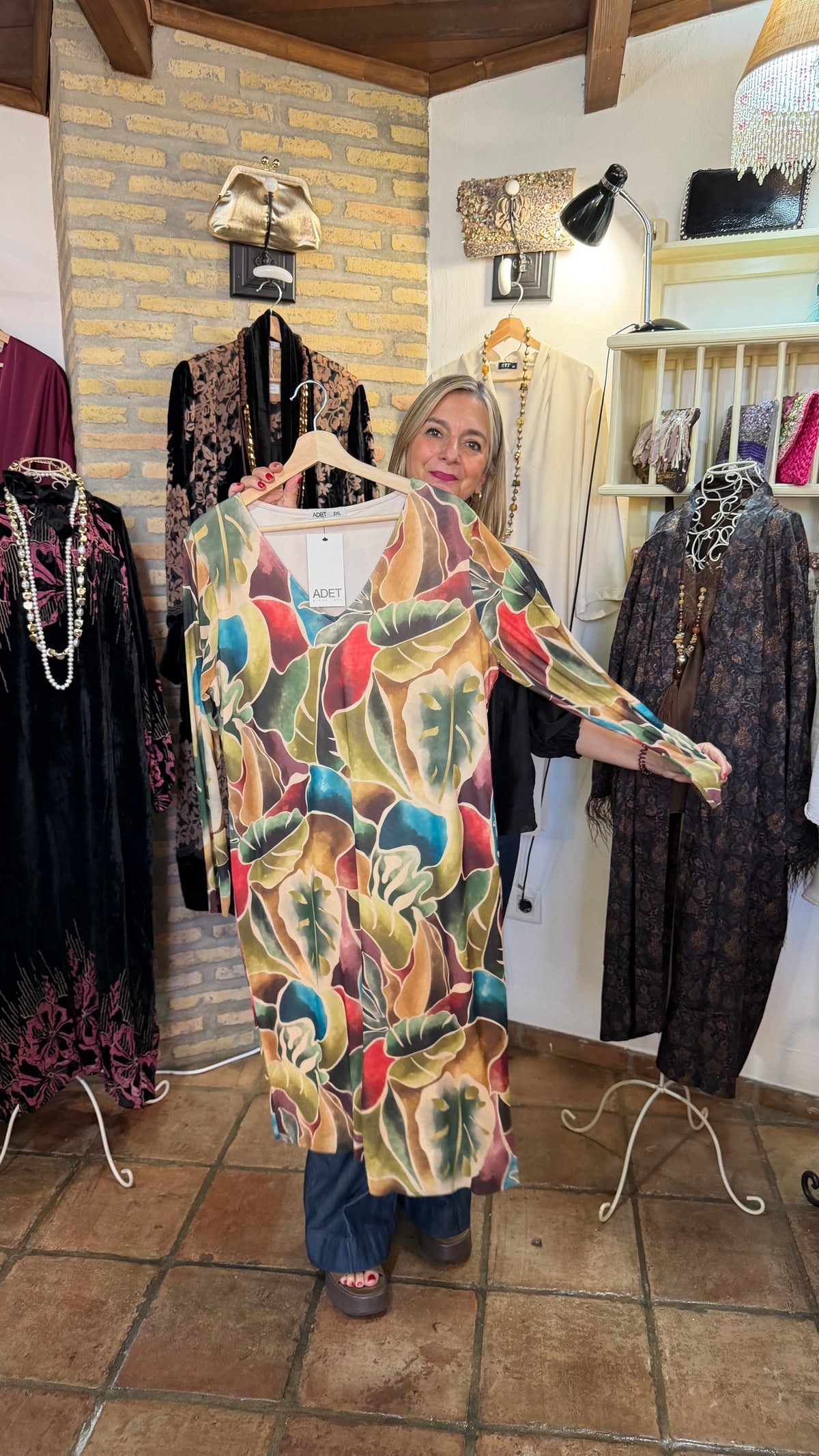 Vestido tropical