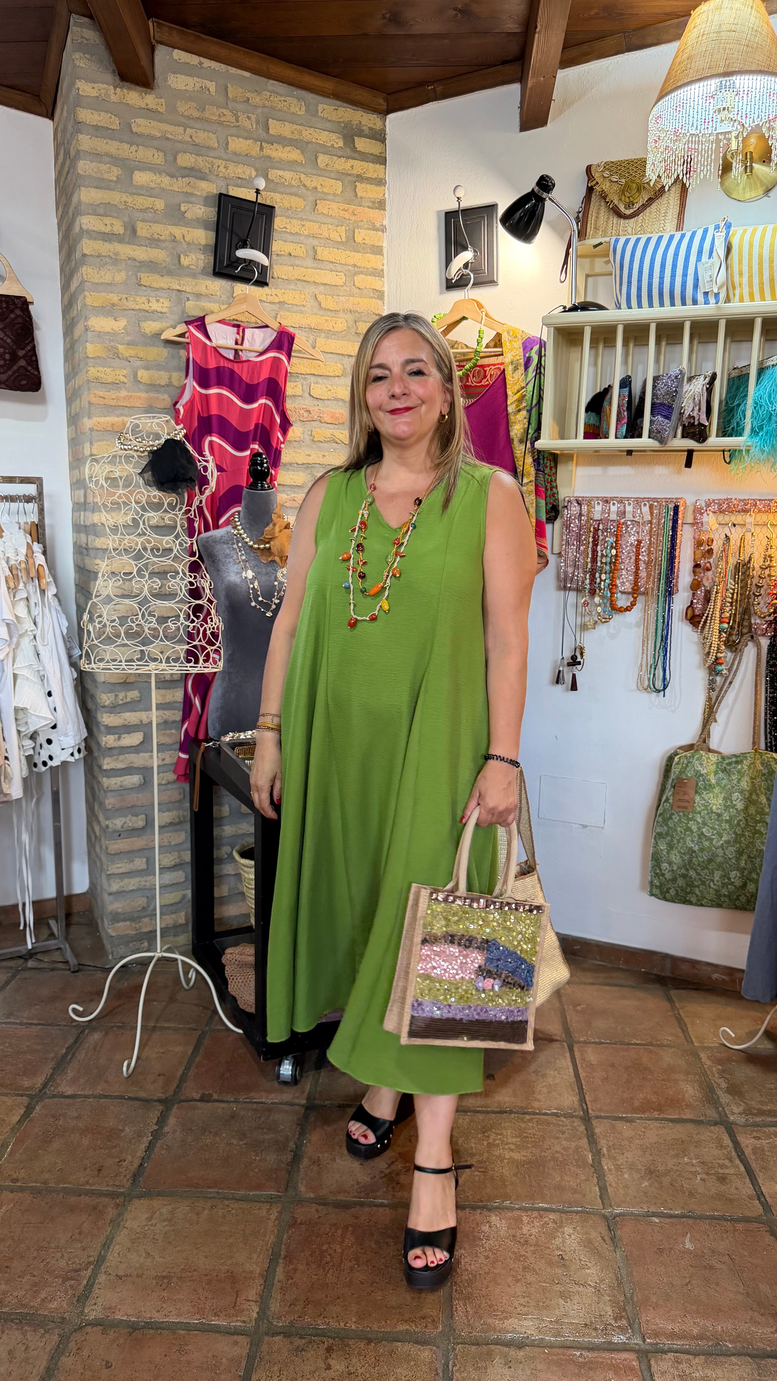 Vestido verde