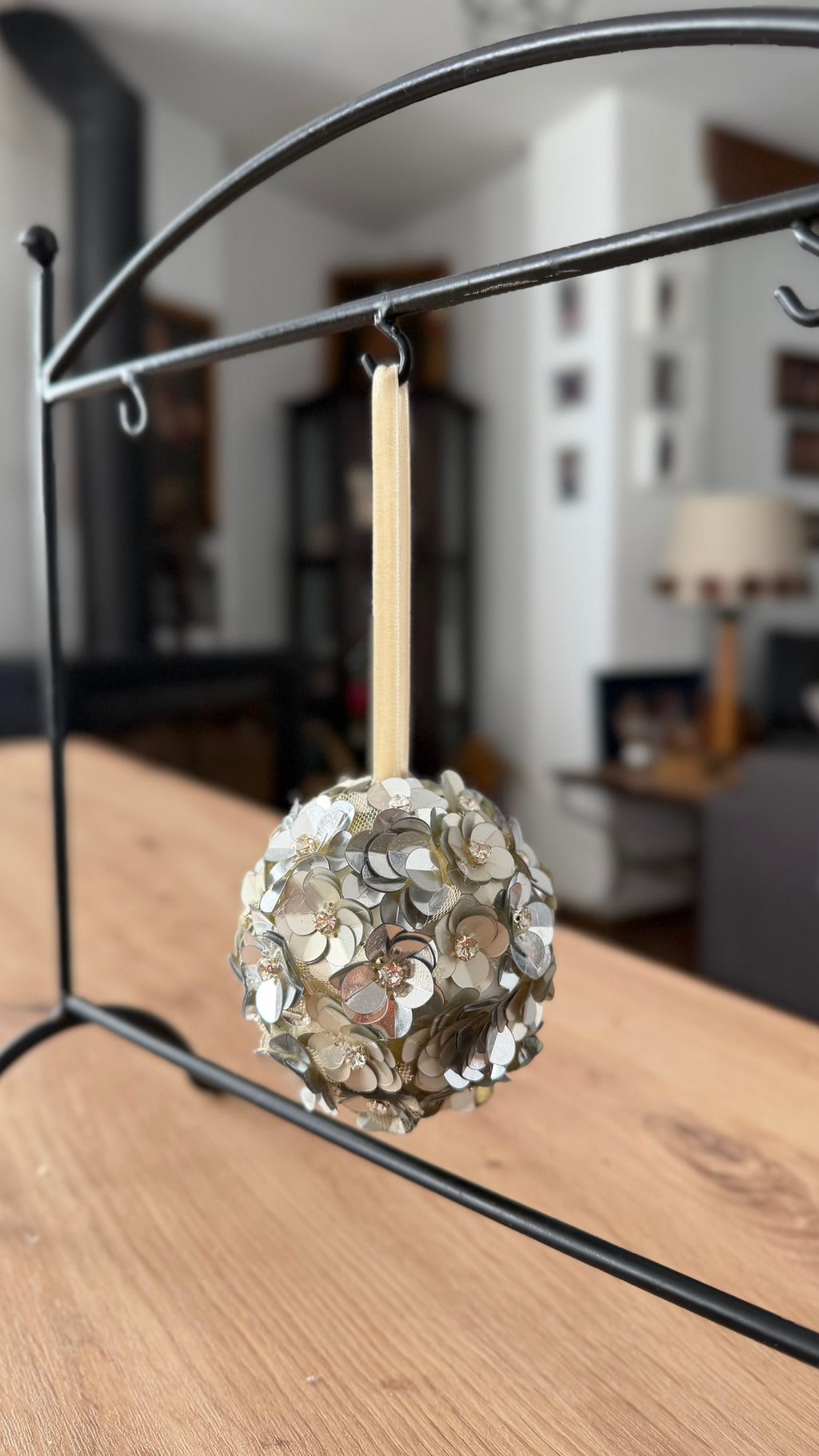 Bolas de Navidad hechas a mano