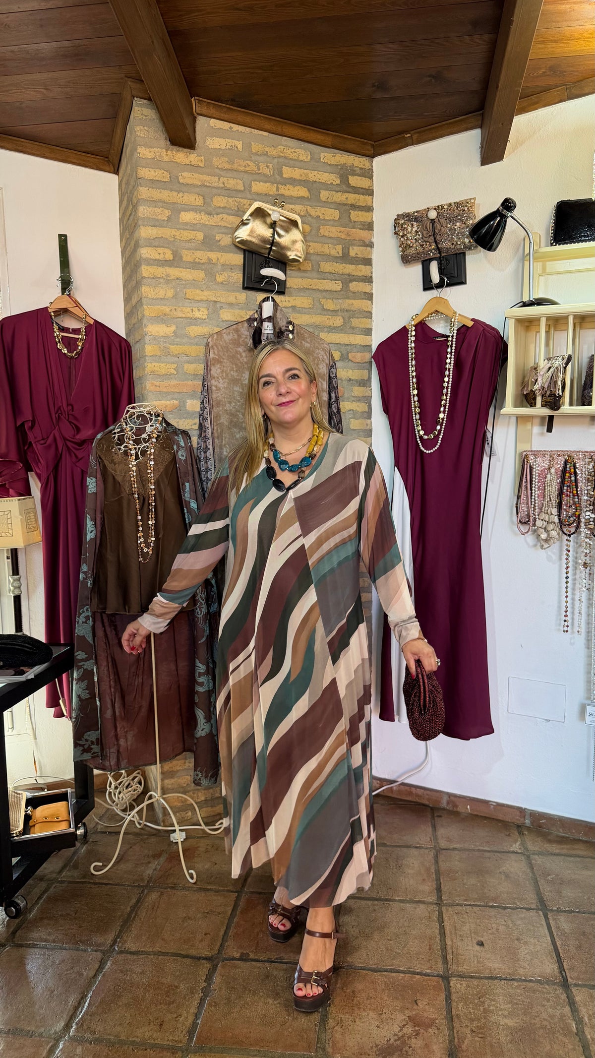 Vestido Tull otoñal