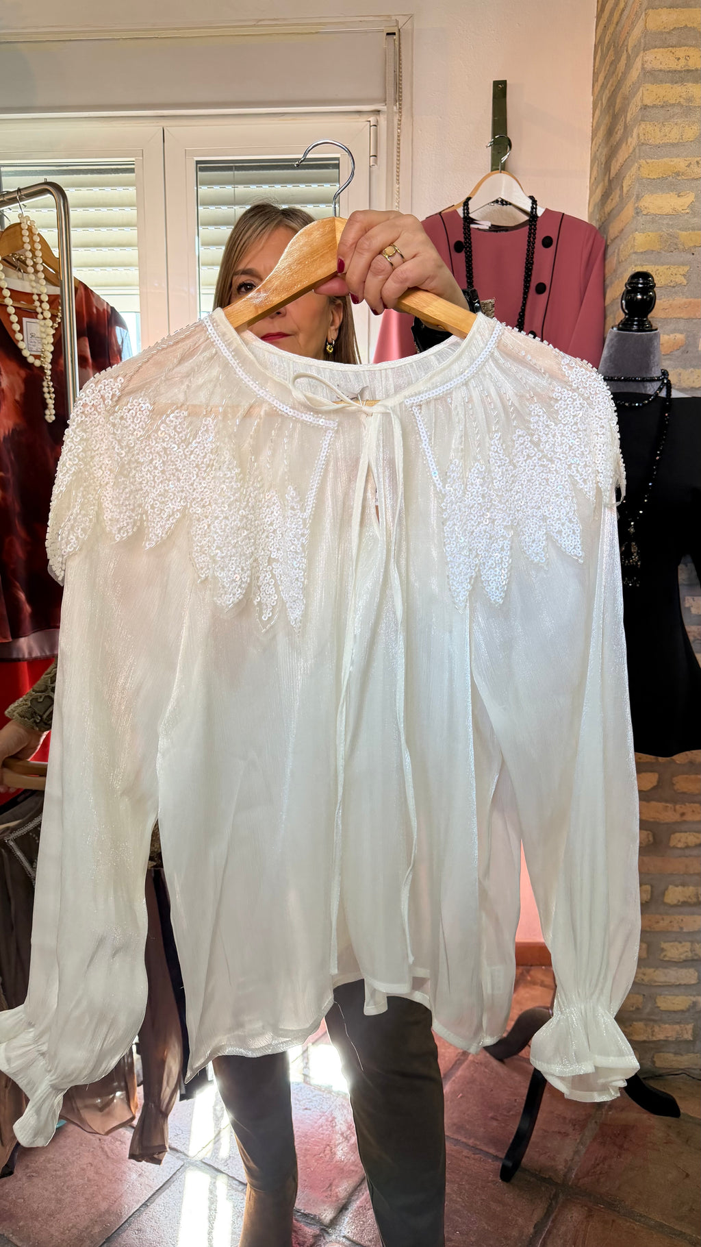 Camisa brillos