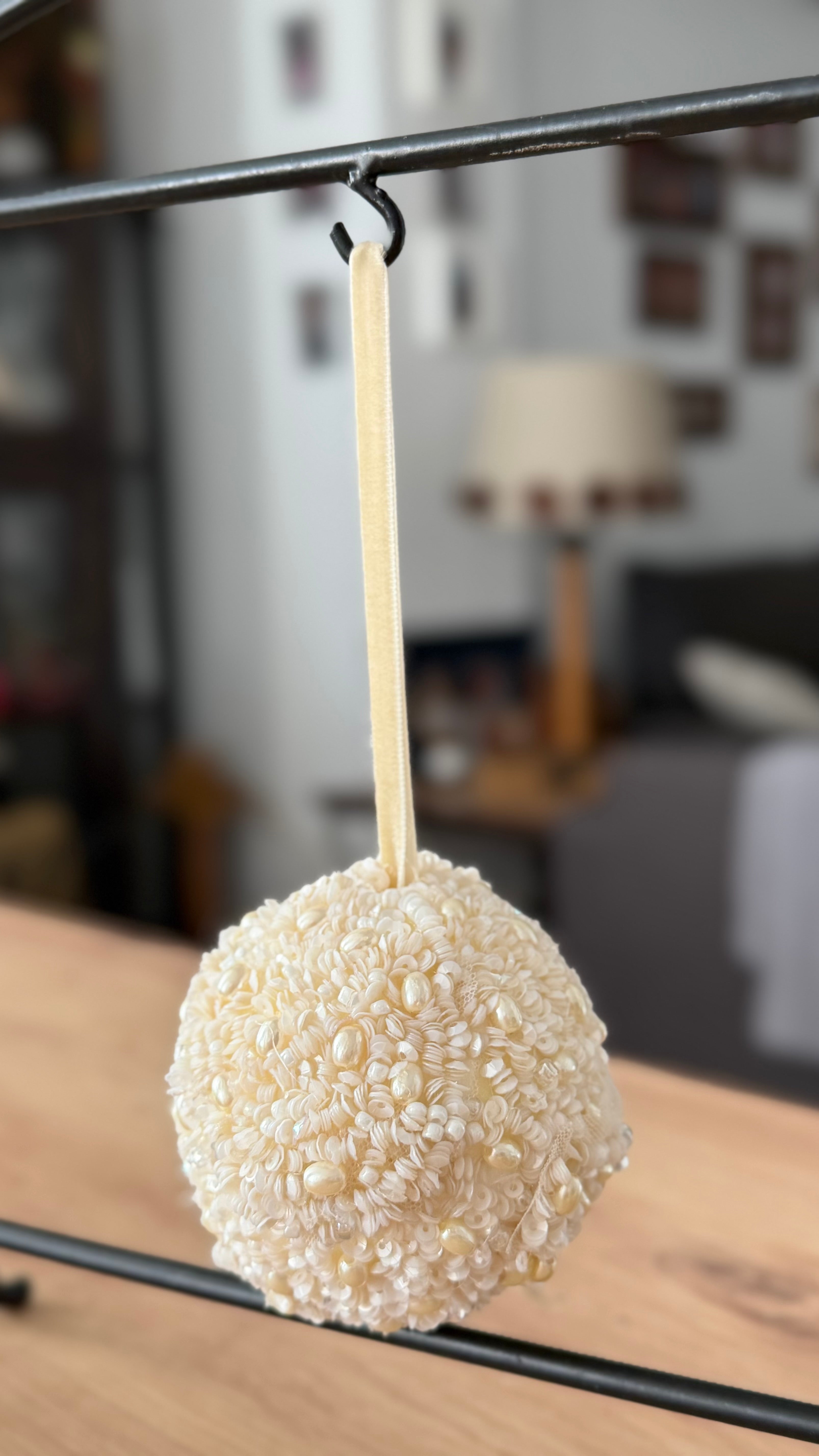 Bolas de Navidad hechas a mano