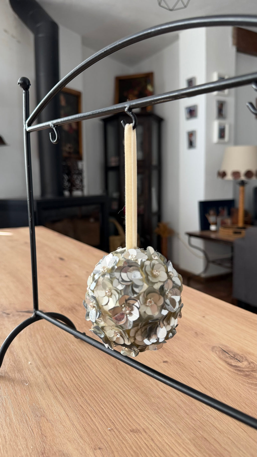 Bolas de Navidad hechas a mano