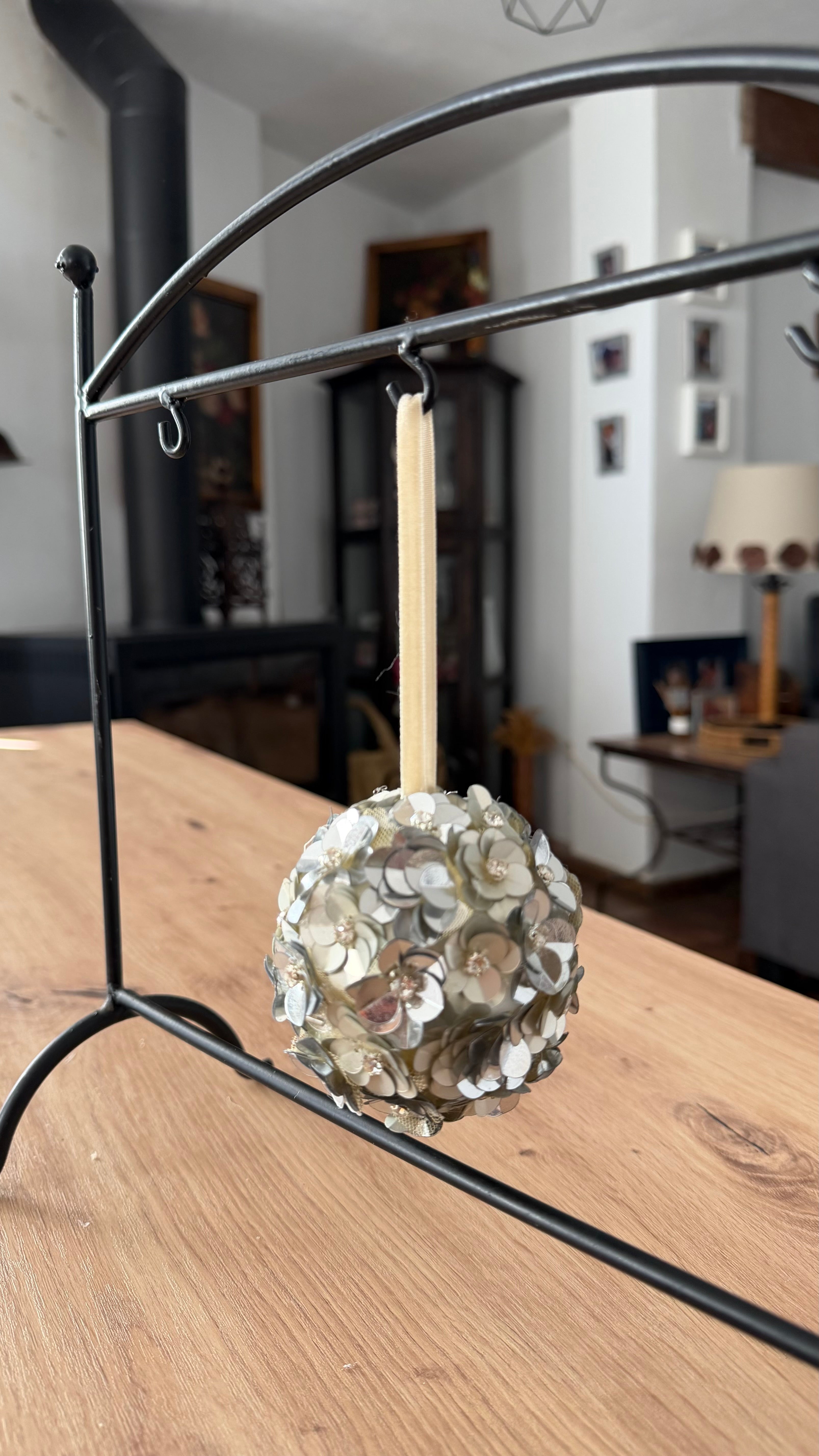 Bolas de Navidad hechas a mano