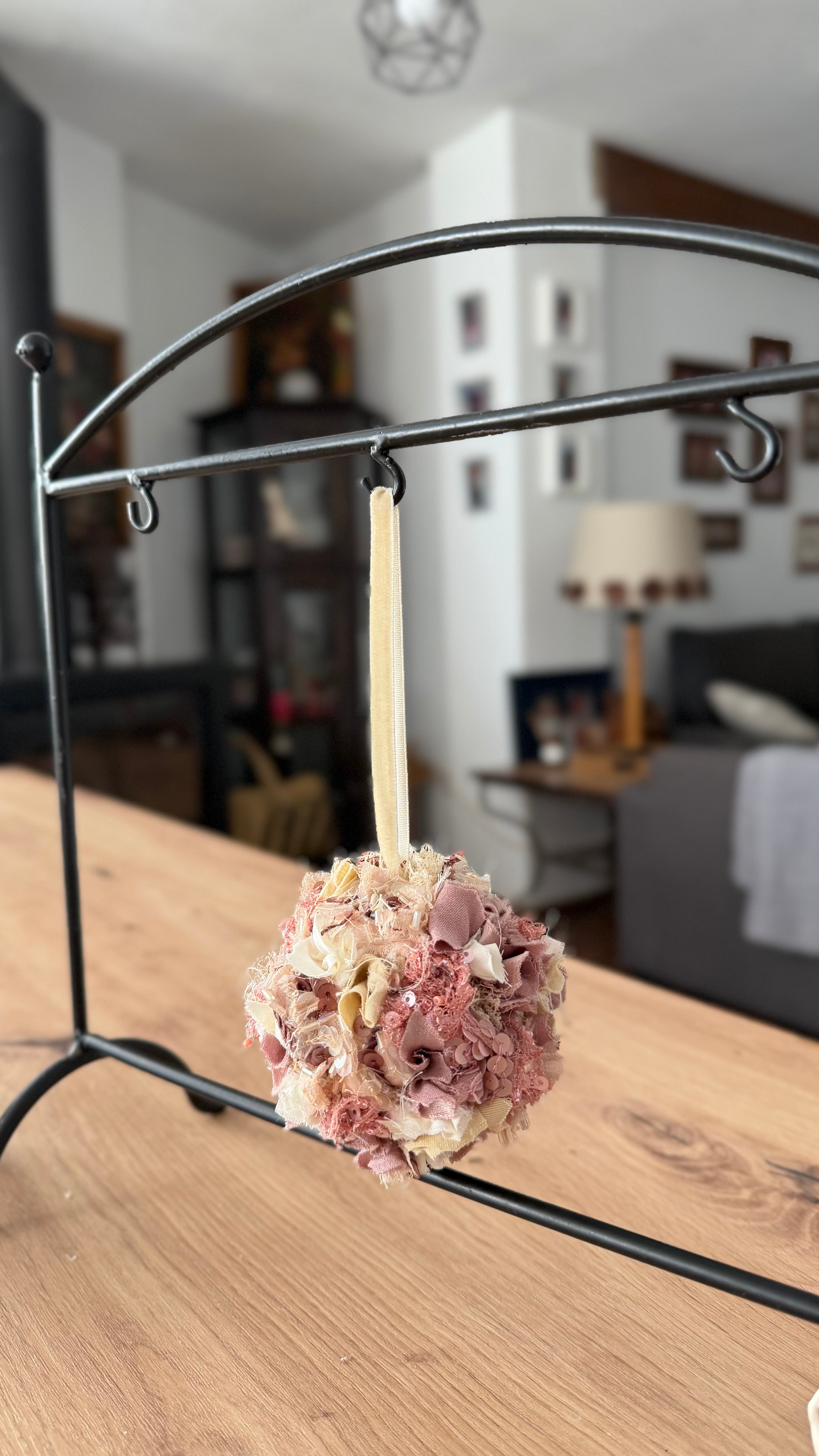 Bolas de Navidad hechas a mano