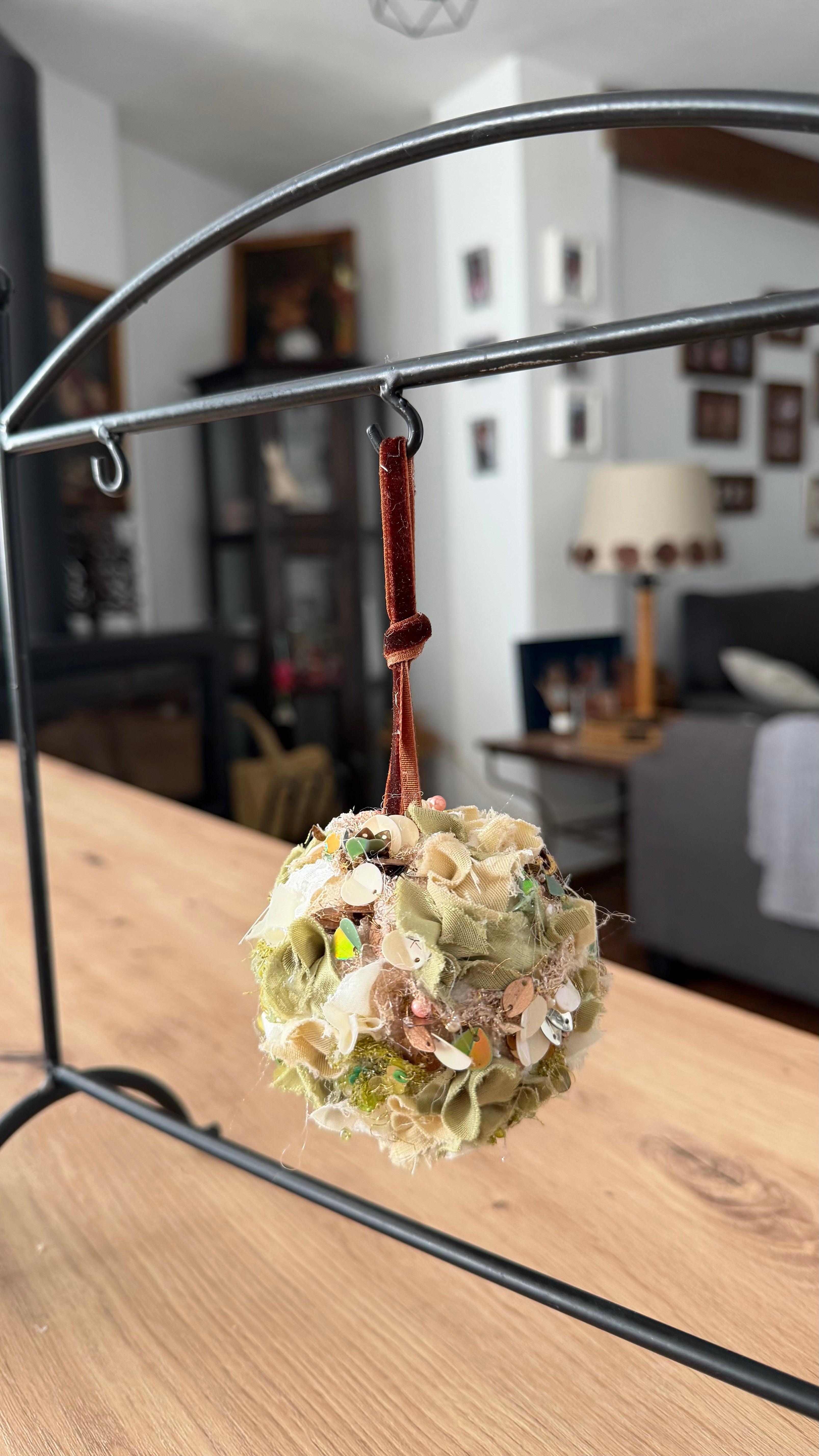 Bolas de Navidad hechas a mano