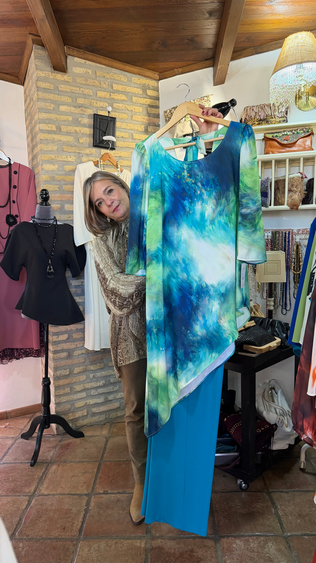 Pantalón conjunto casaca azul