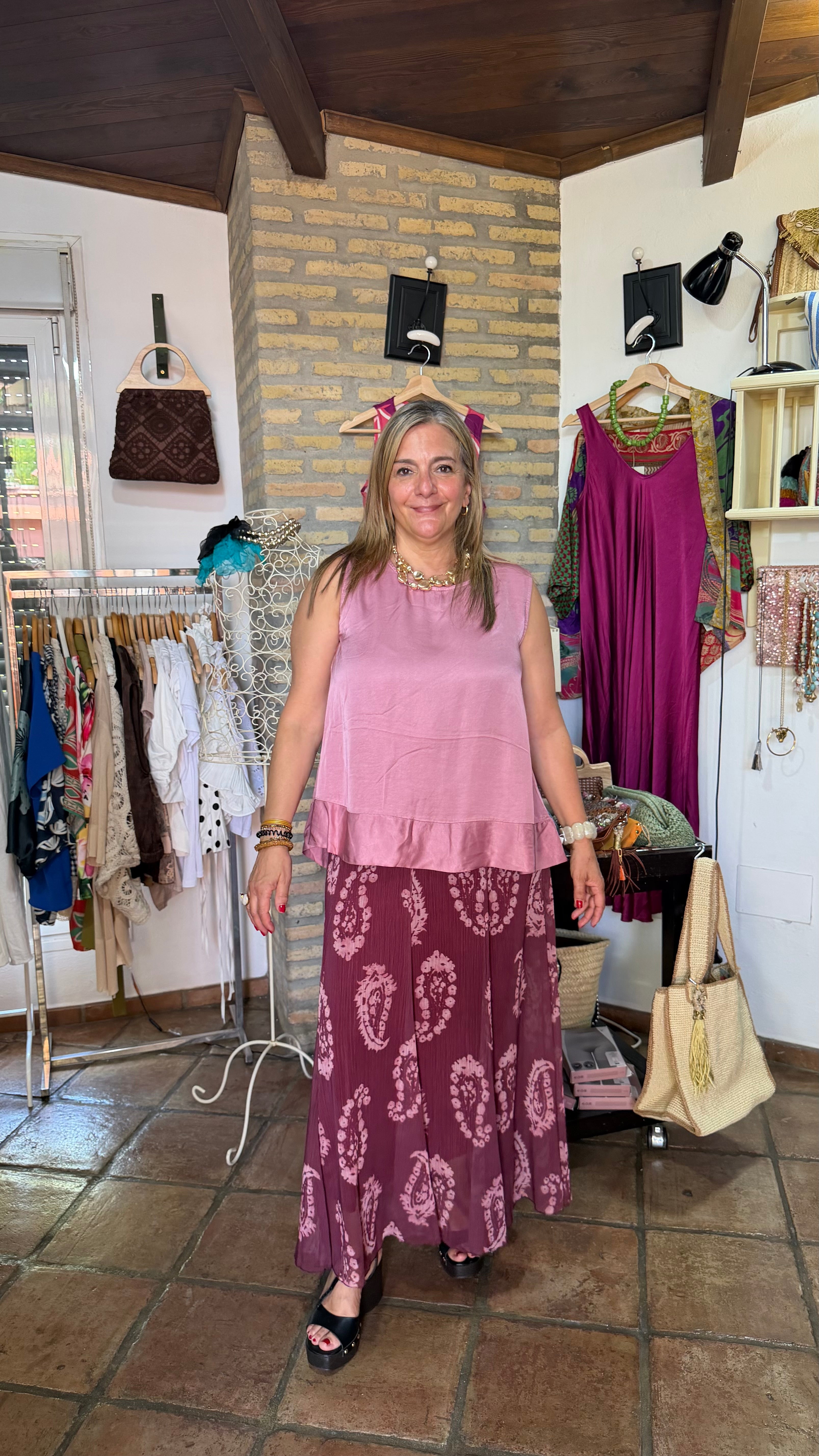 Falda buganvilla