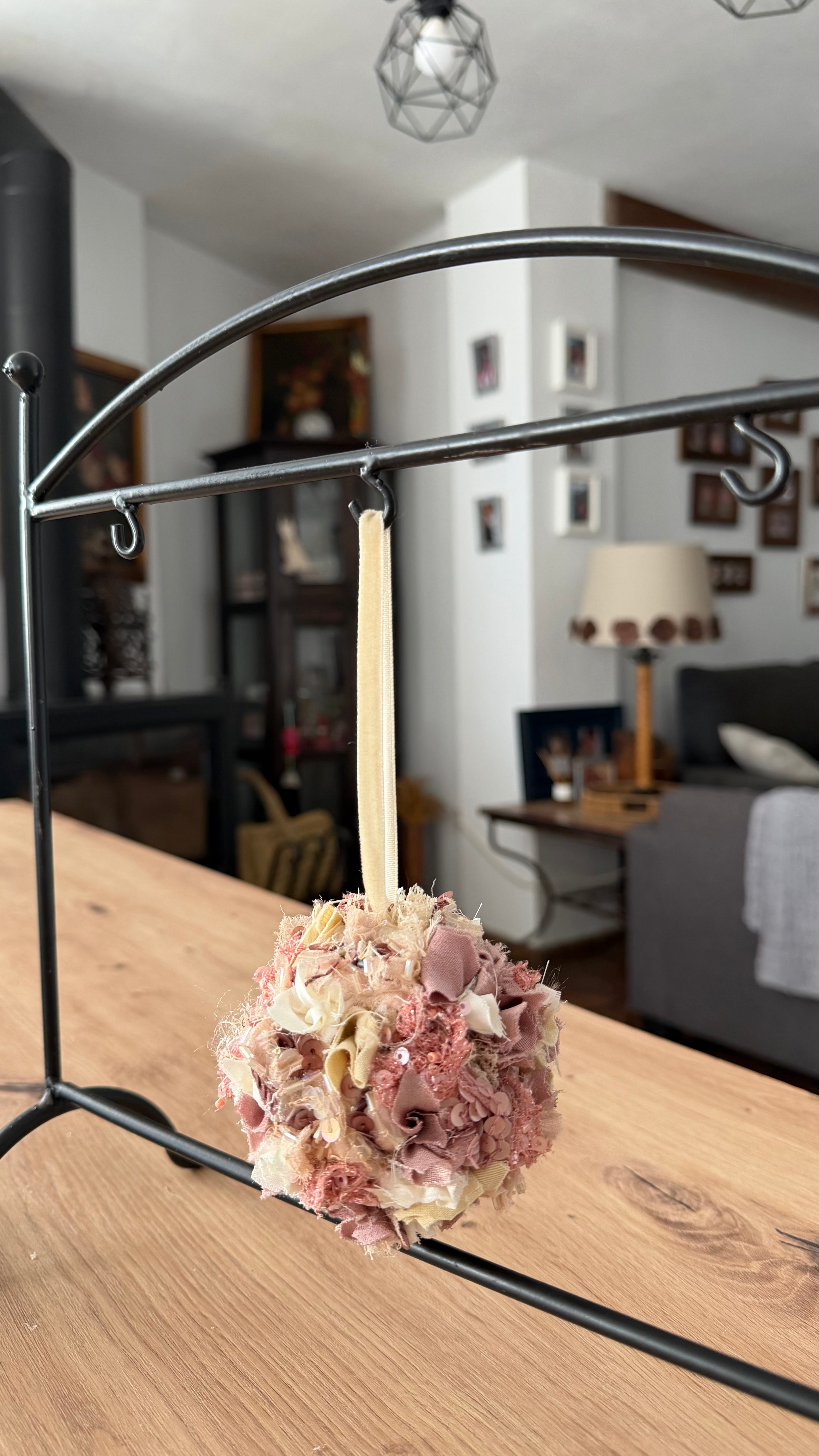 Bolas de Navidad hechas a mano