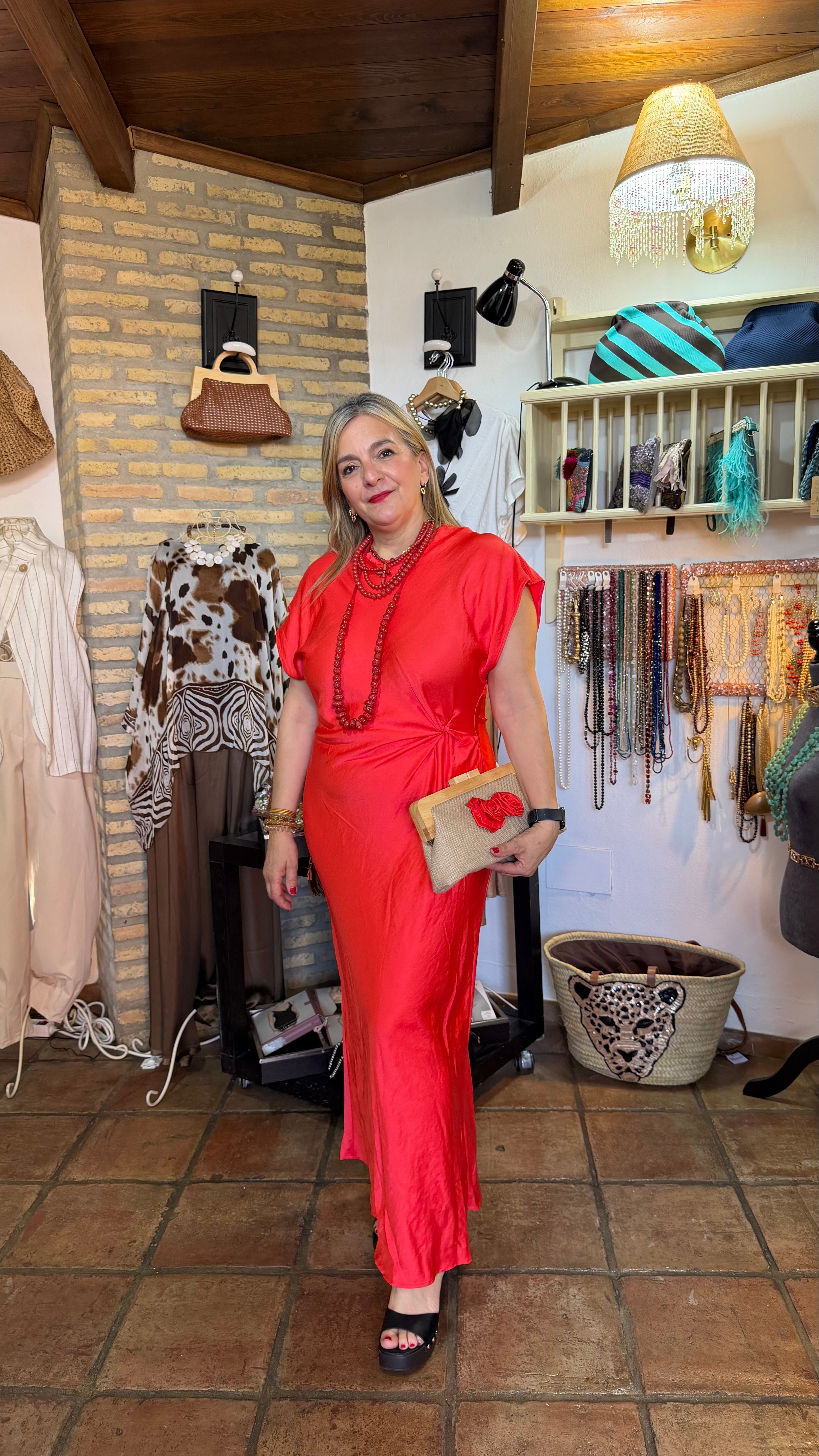 Vestido mandarina