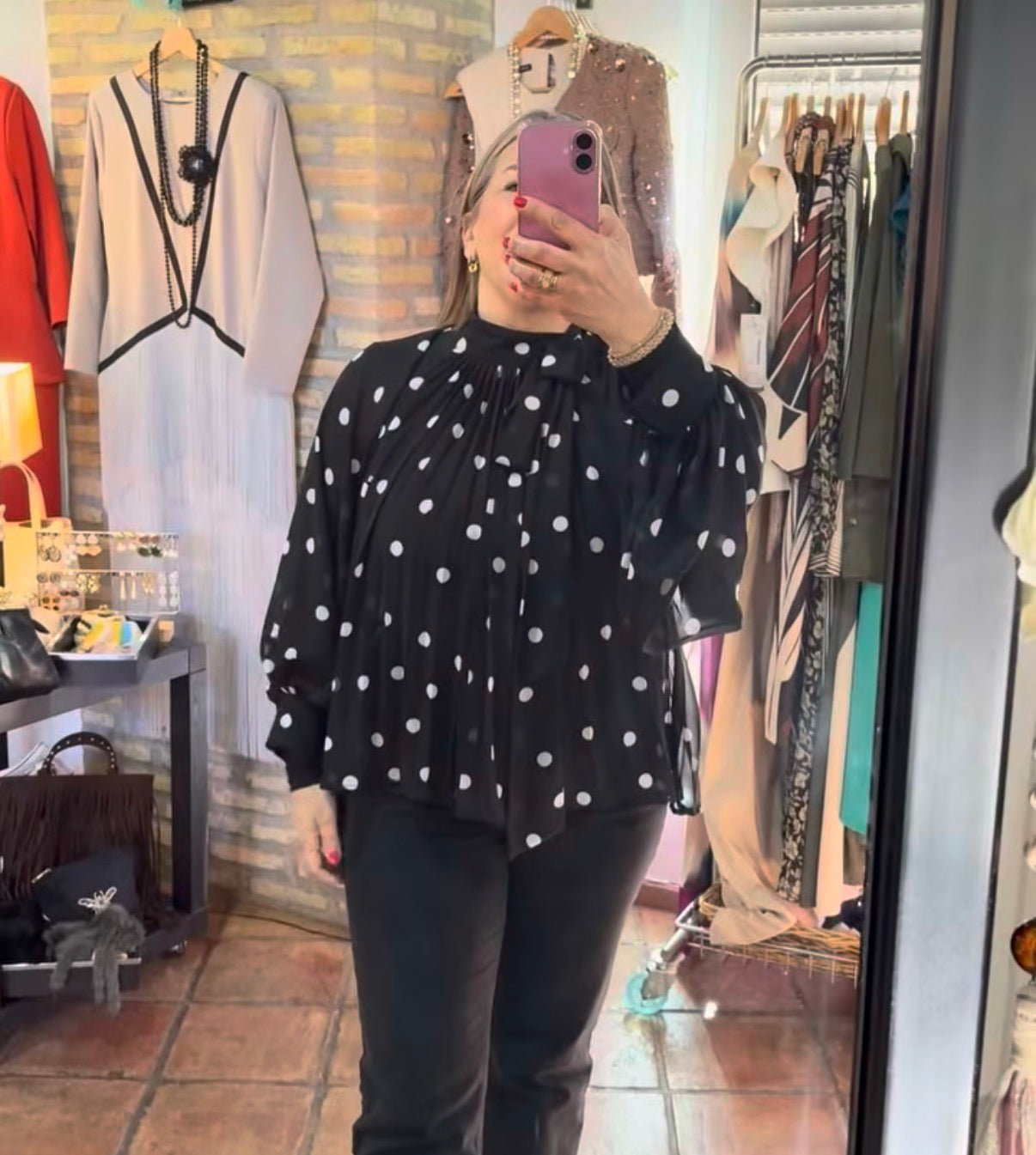 Camisa lunares