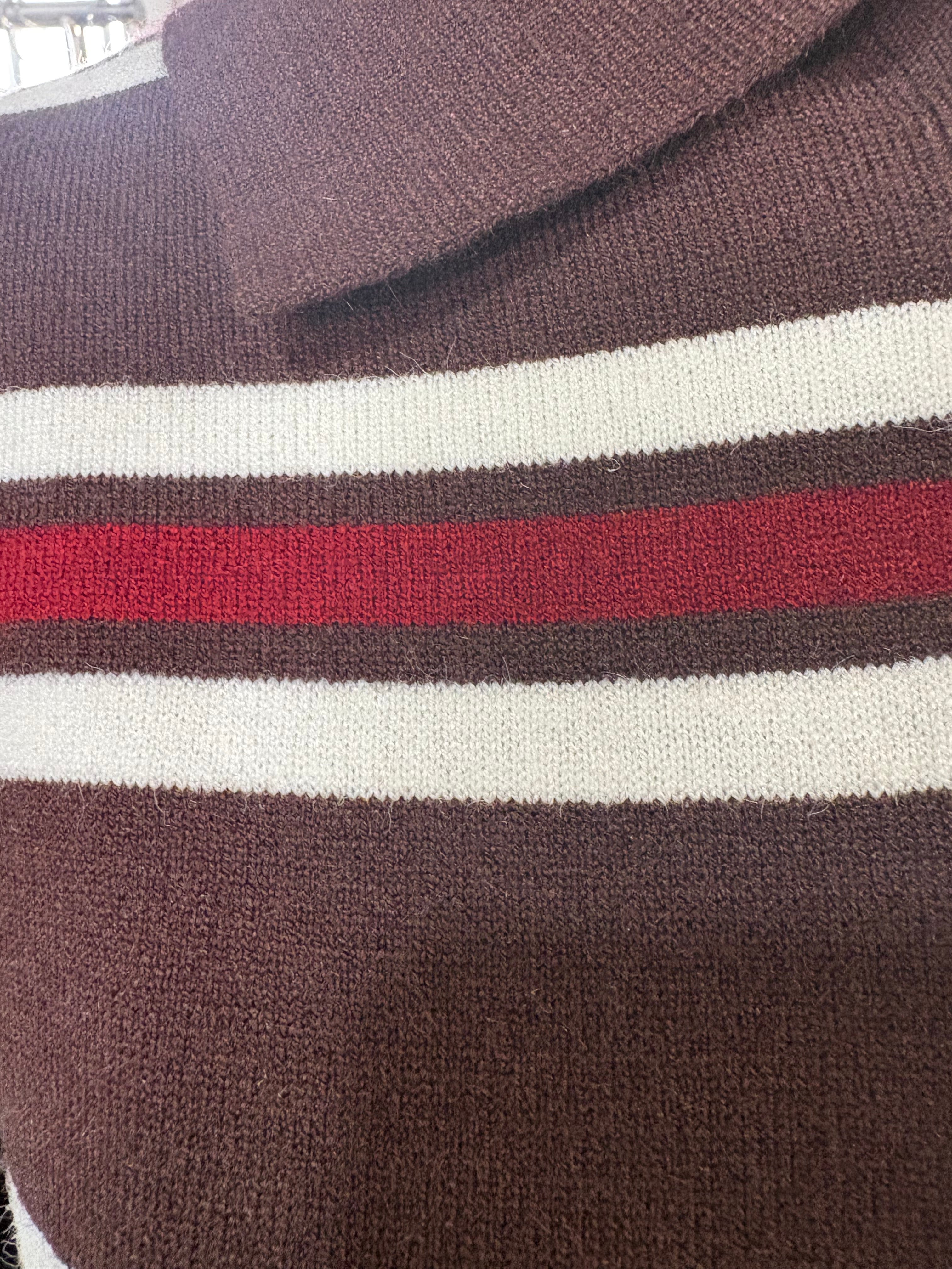 POLO DE PUNTO RAYAS BICOLOR