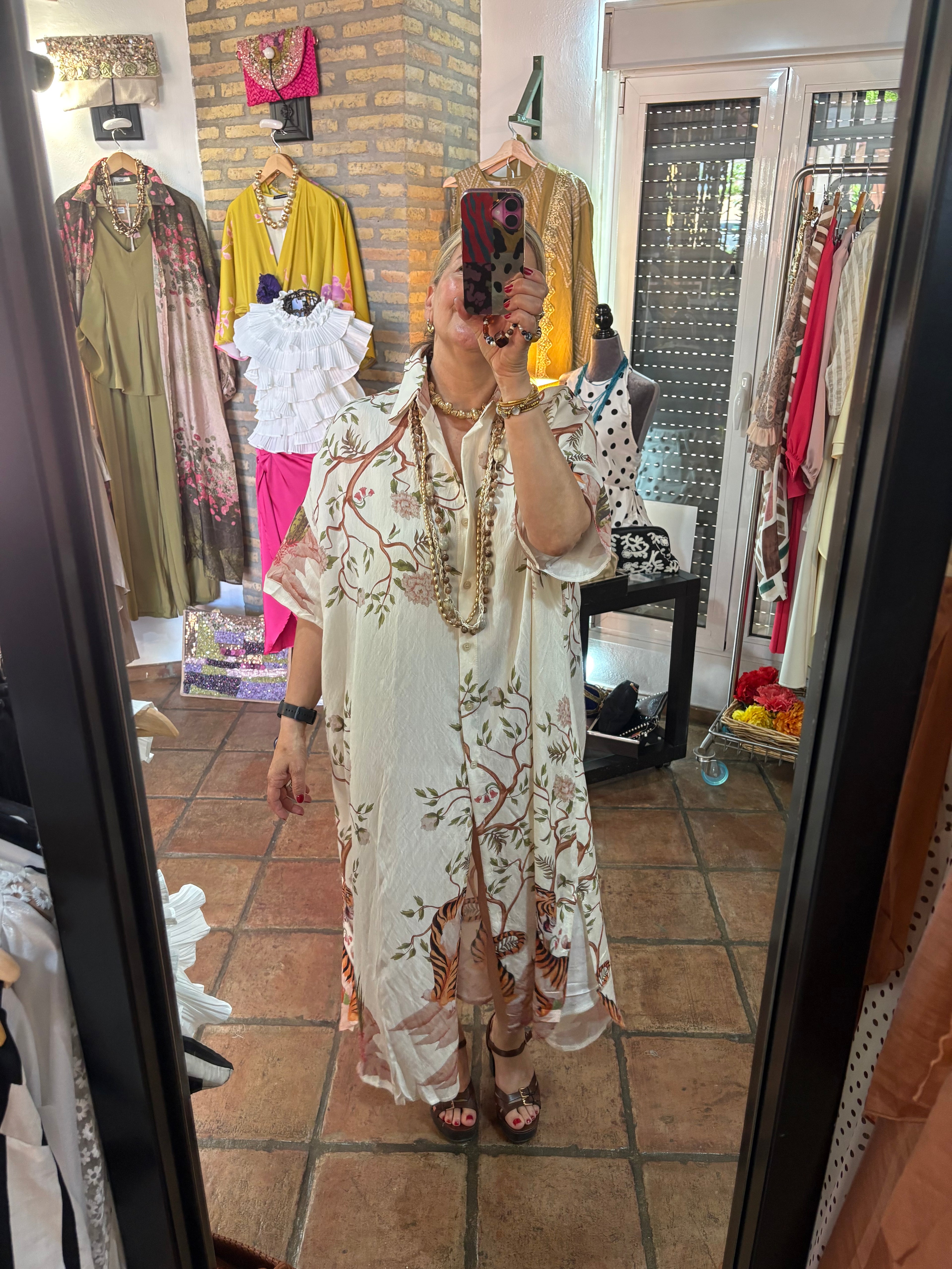 VESTIDO CRUDO PRIMAVERA