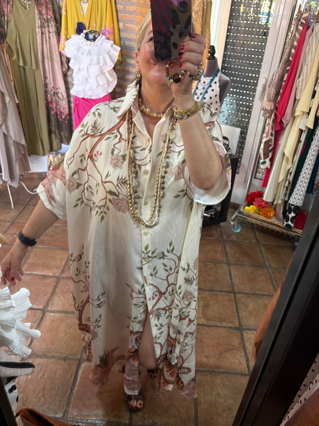 VESTIDO CRUDO PRIMAVERA