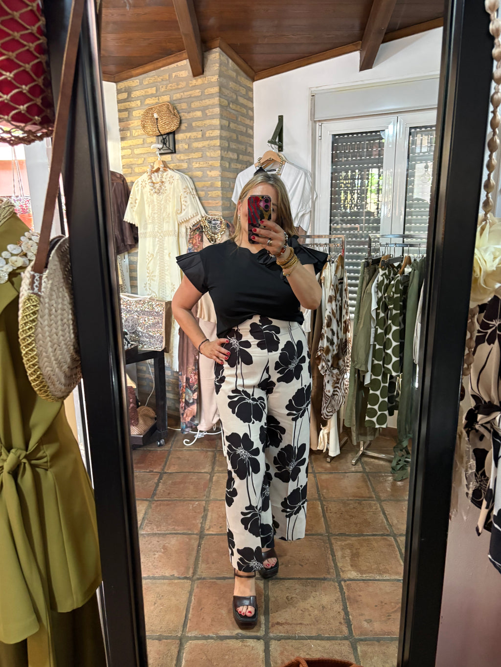PANTALÓN CULOTTE ESTAMPADO