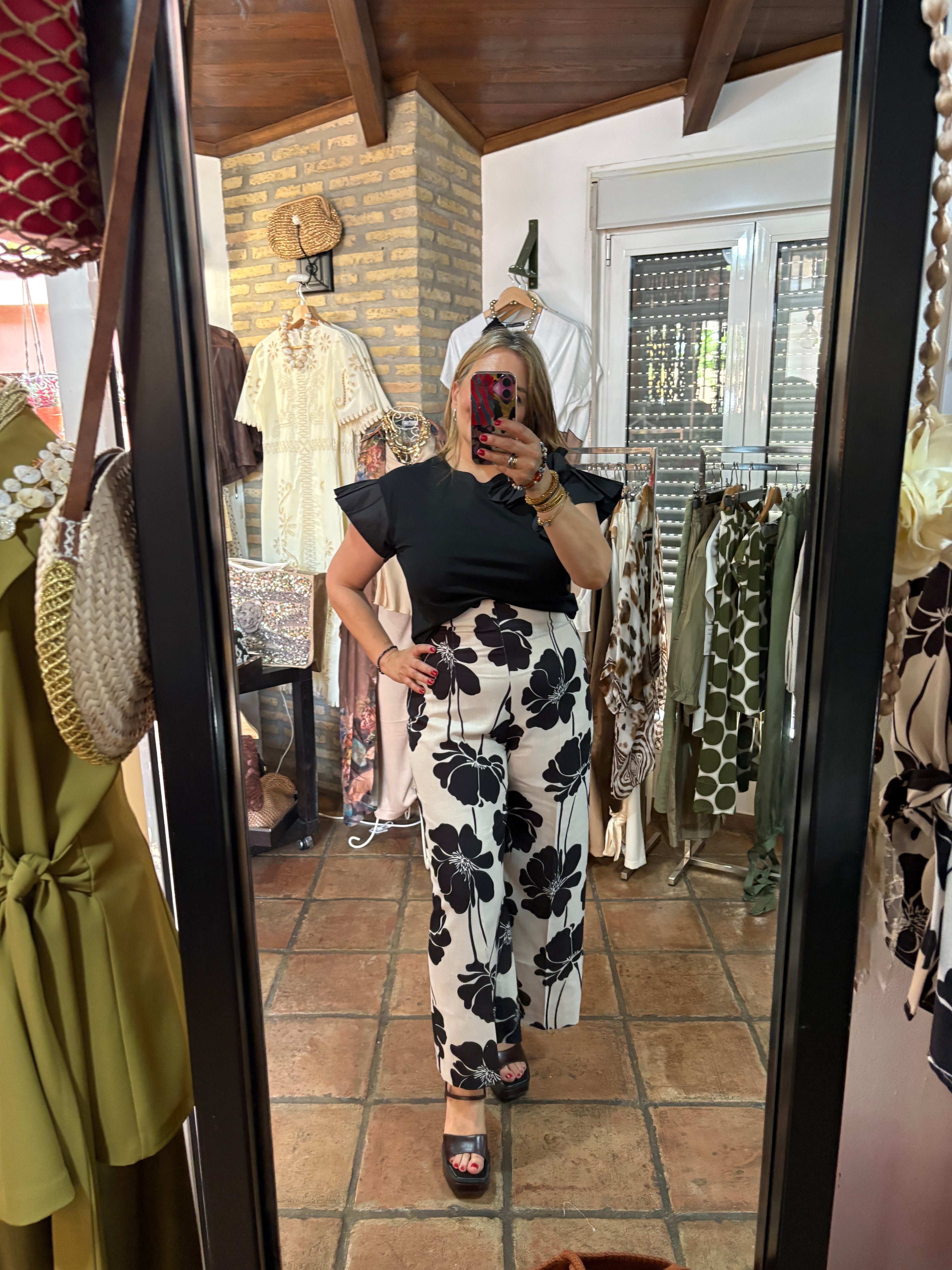 PANTALÓN CULOTTE ESTAMPADO