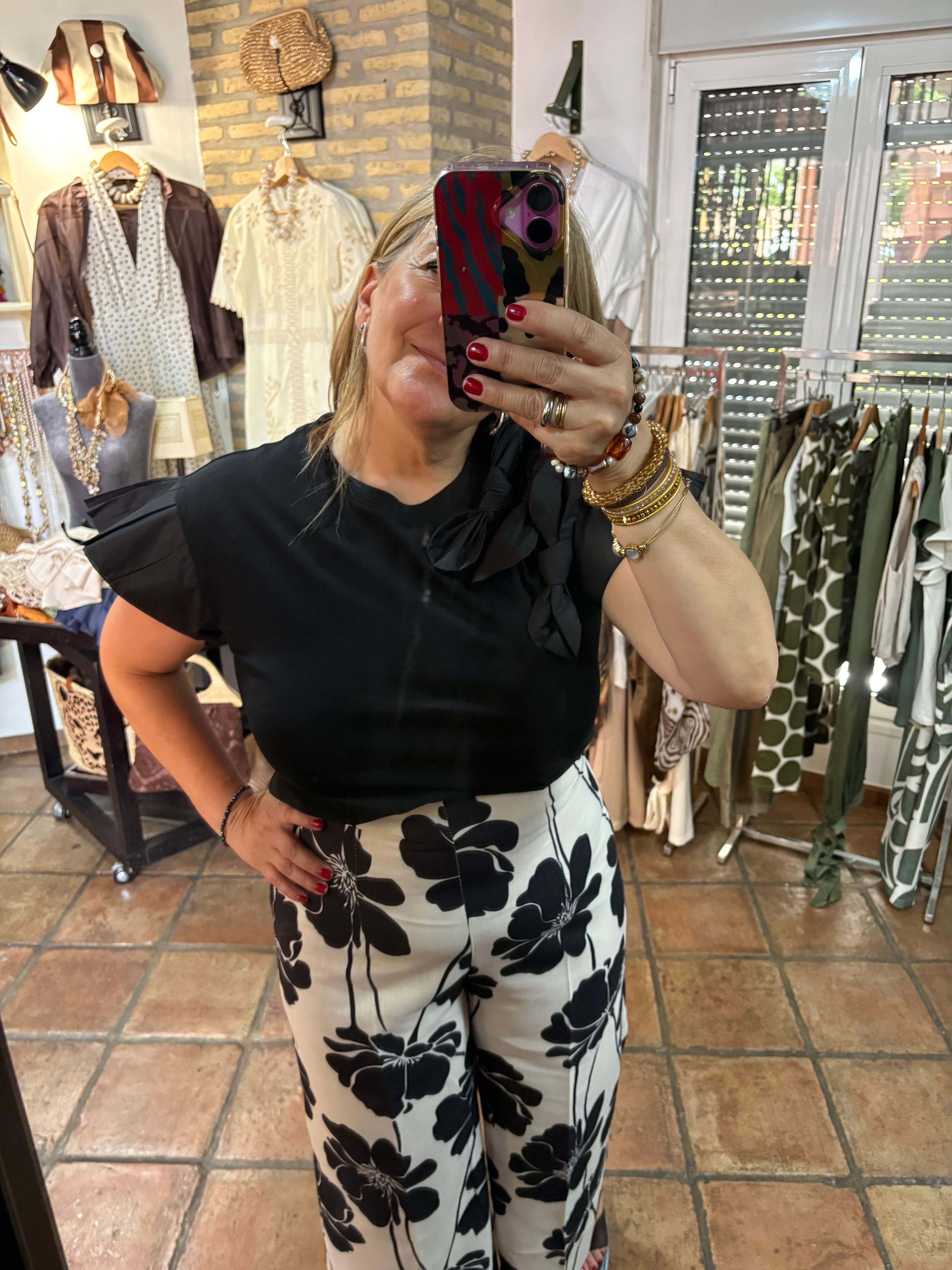 PANTALÓN CULOTTE ESTAMPADO