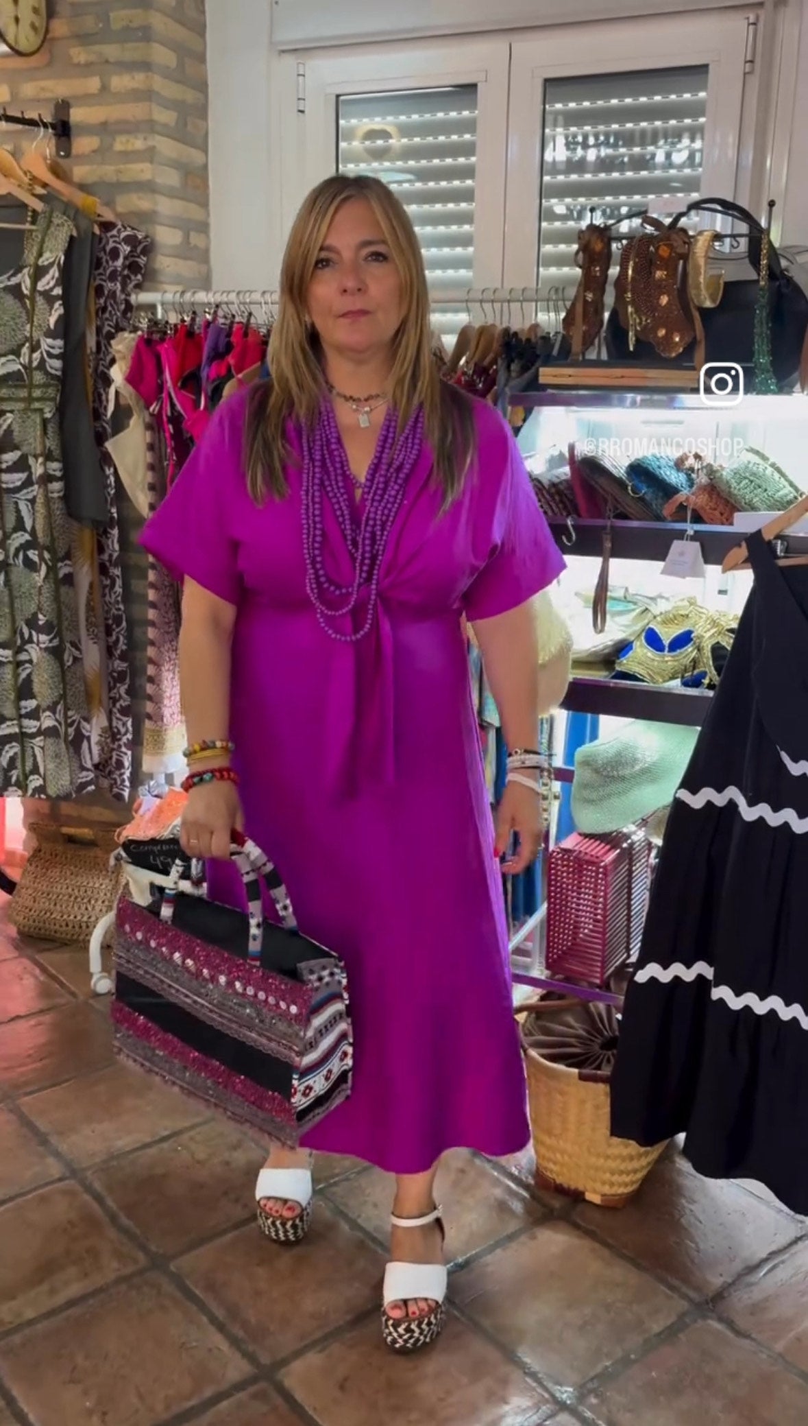 Vestido bugambilia