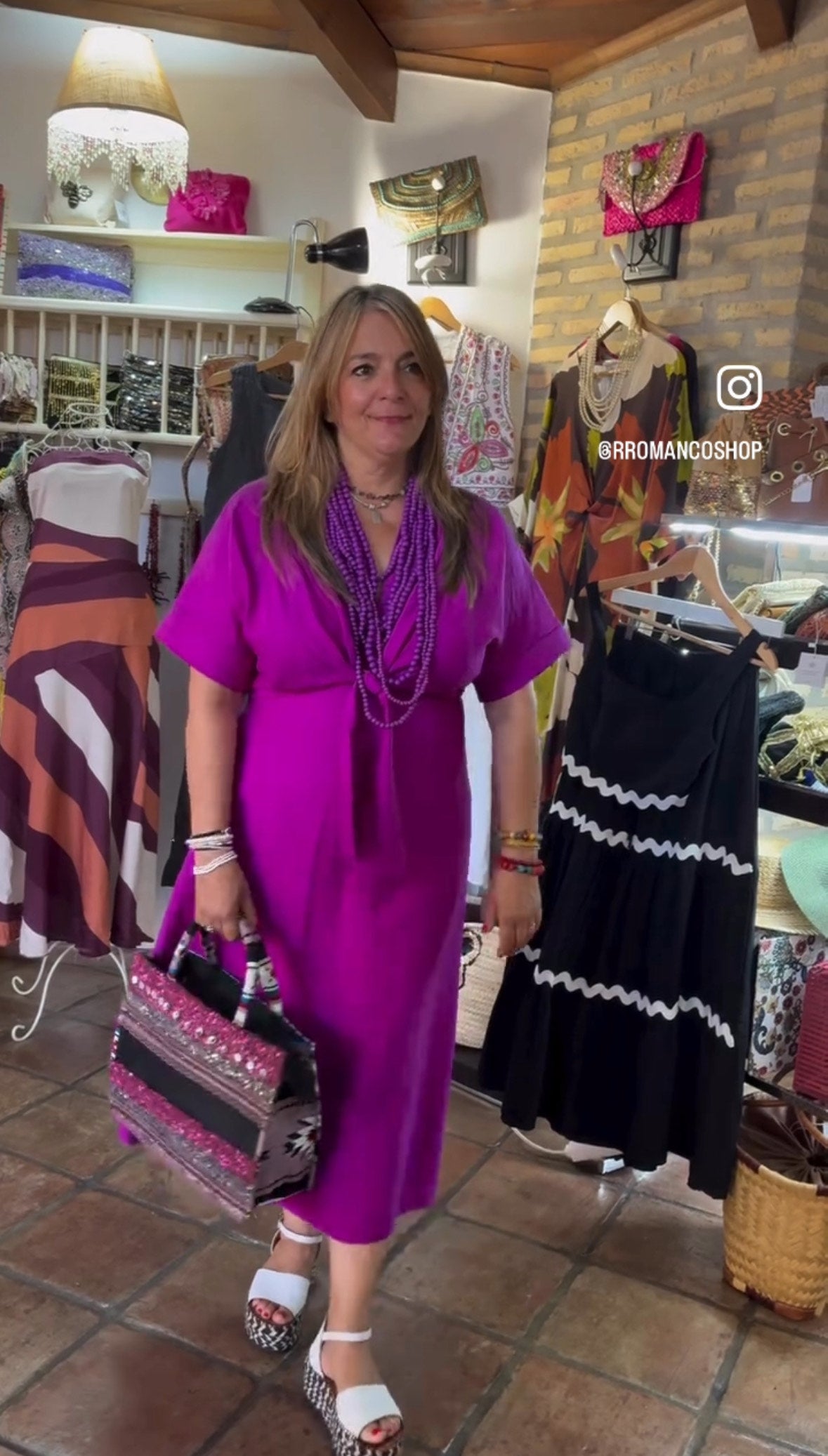 Vestido bugambilia