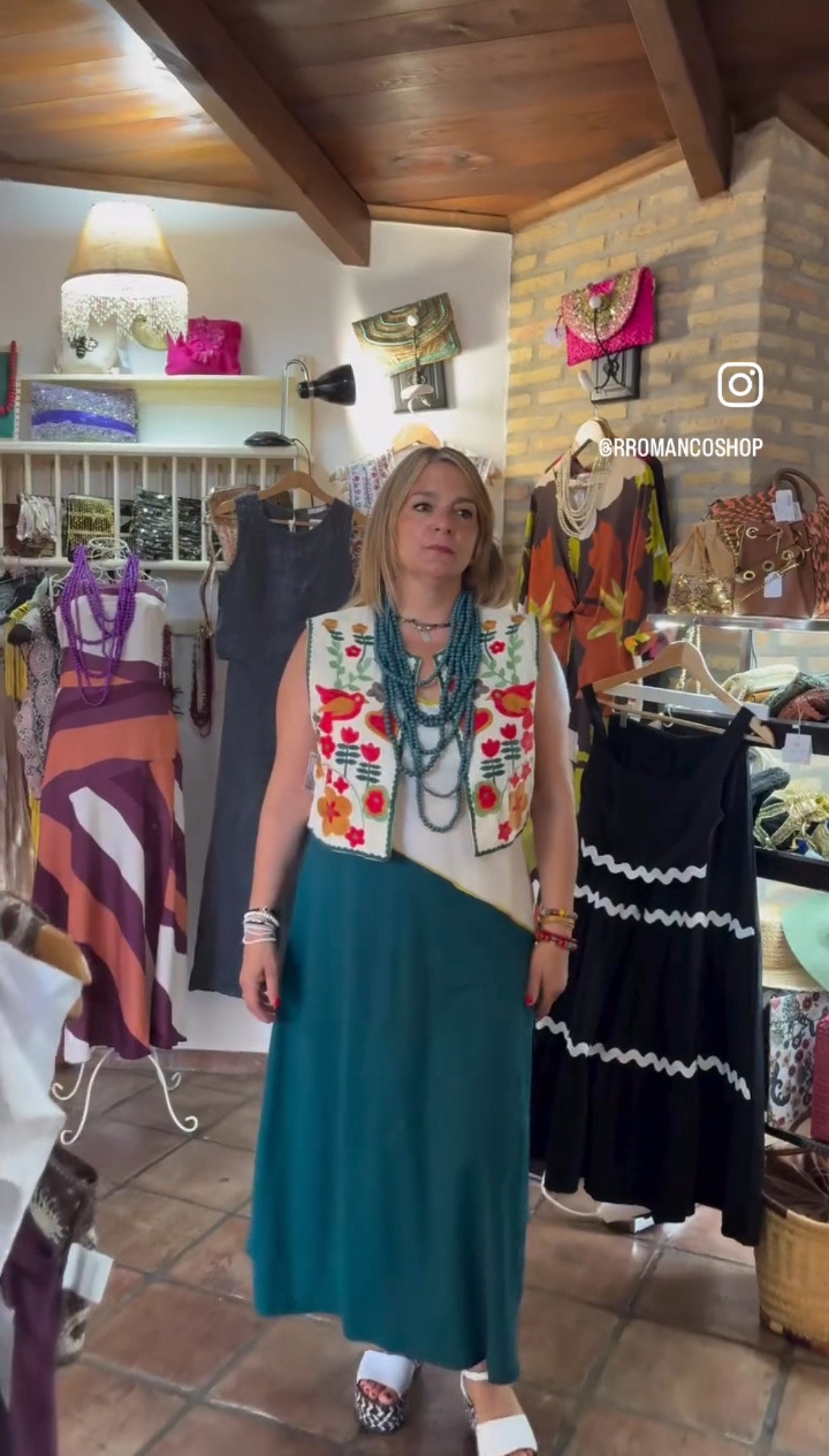 Vestido Tricolor