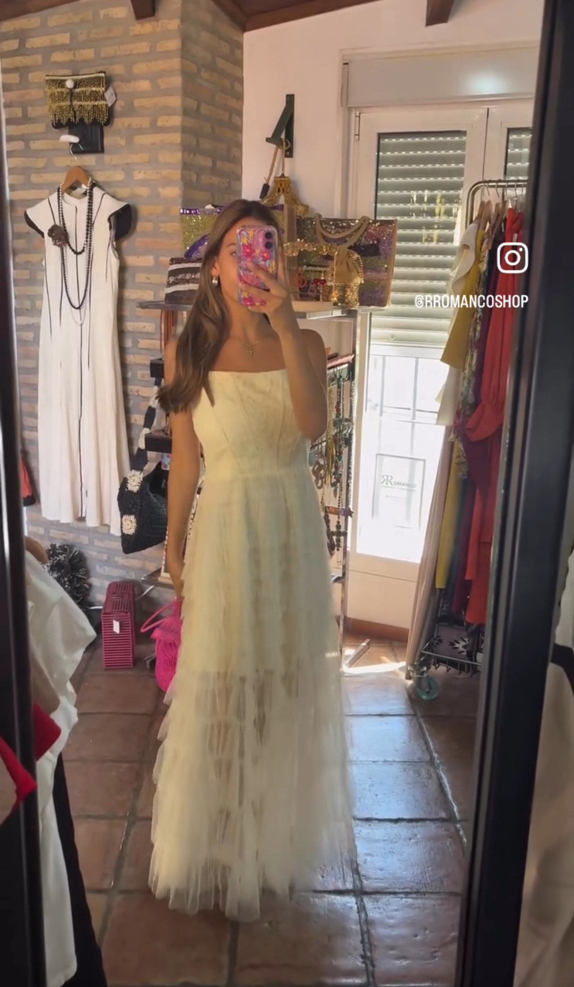Vestido tul encajes