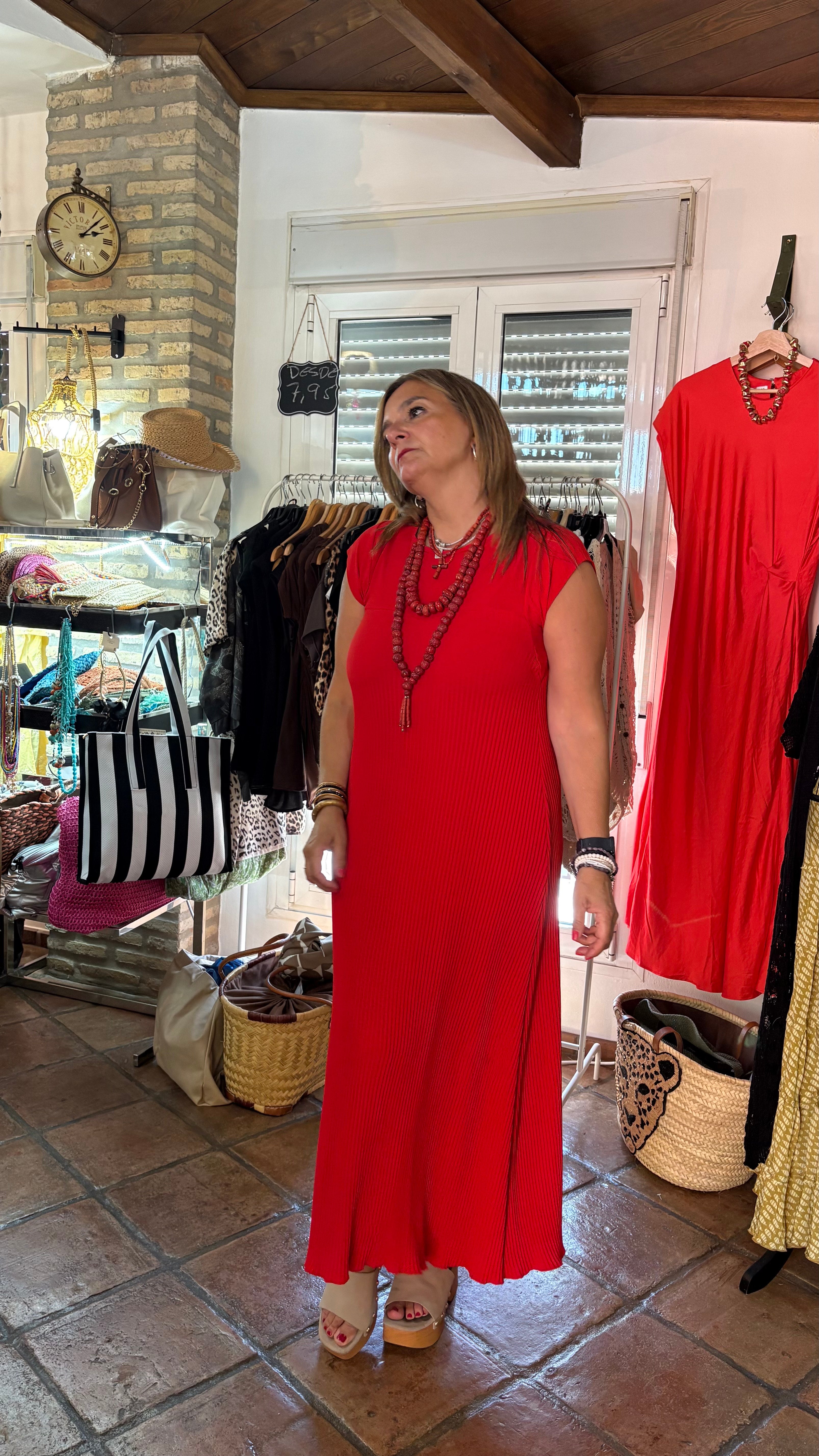 Vestido Rojo tablas