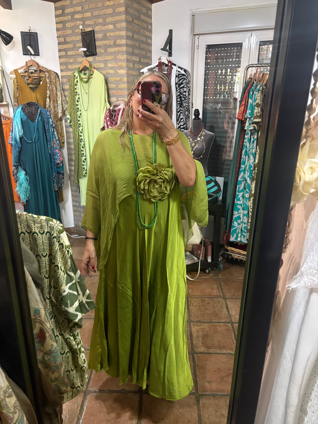 CAPA SEDA VERDE