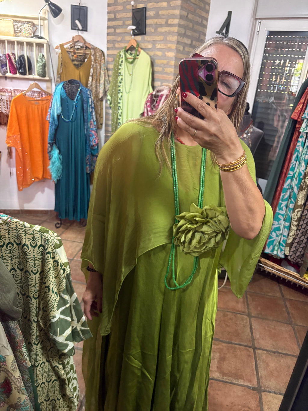 CAPA SEDA VERDE