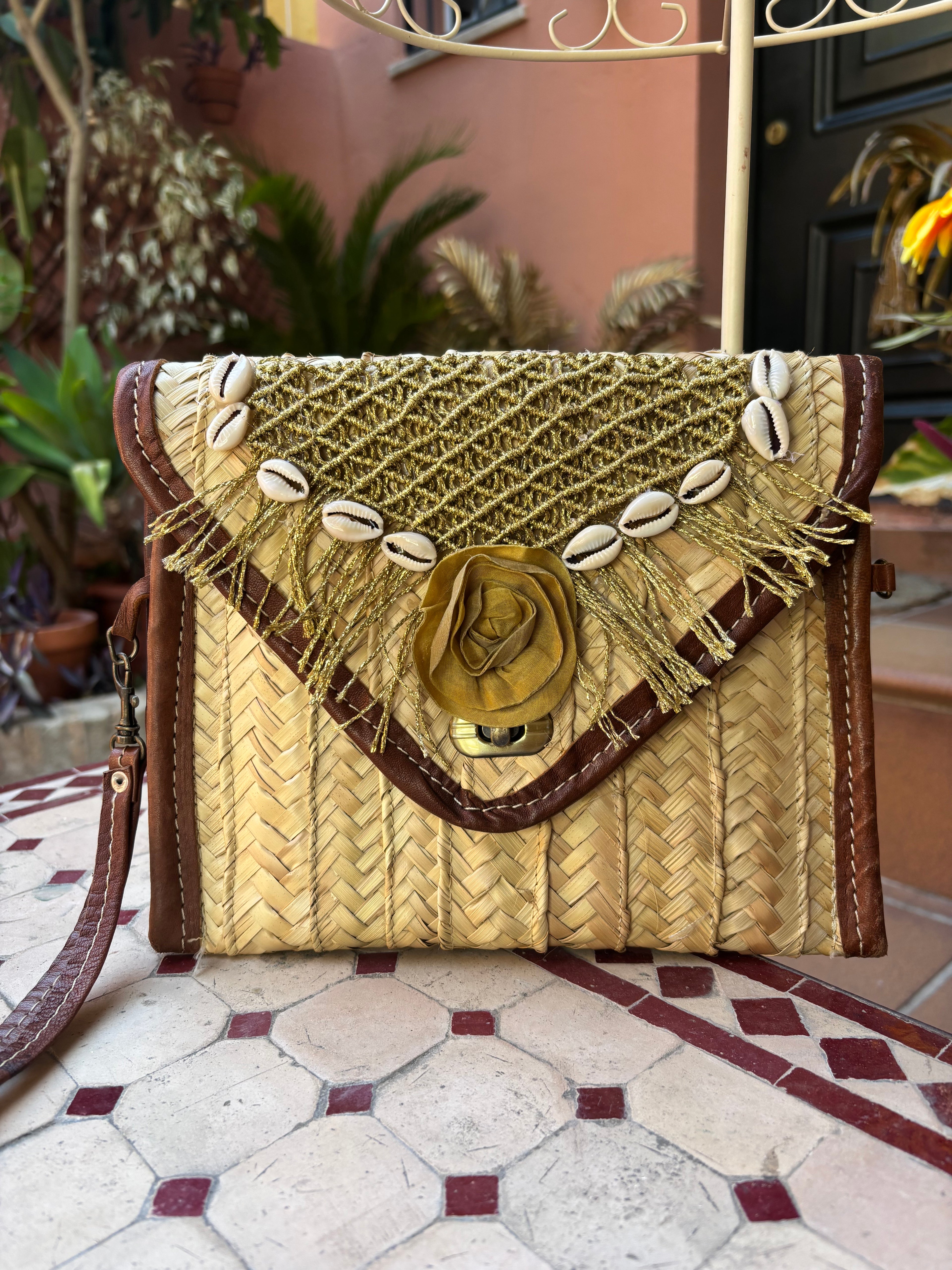 Bolso Rafia brillos
