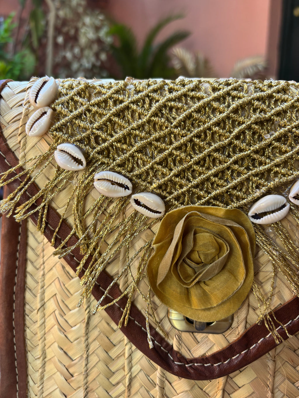 Bolso Rafia brillos