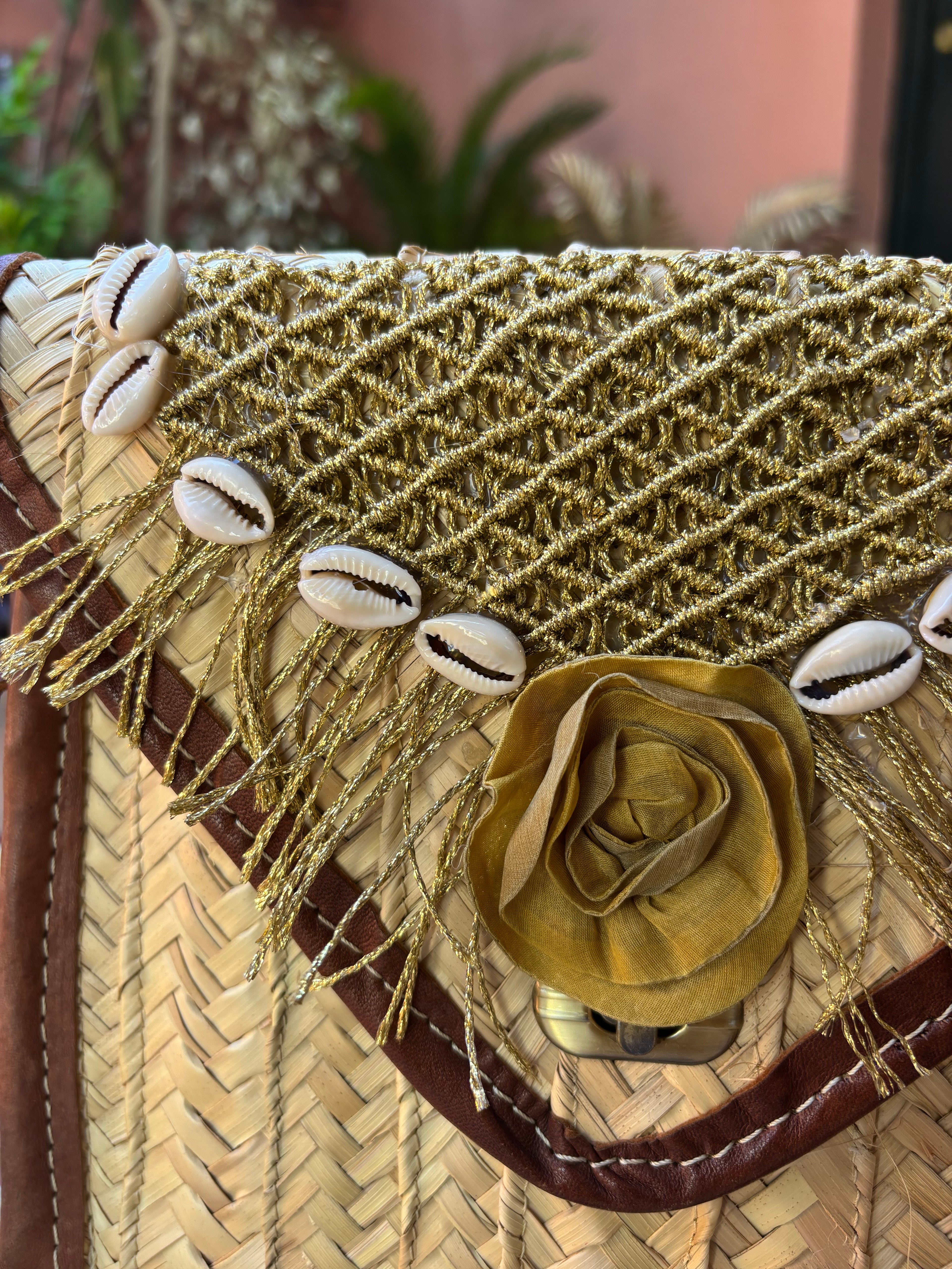 Bolso Rafia brillos