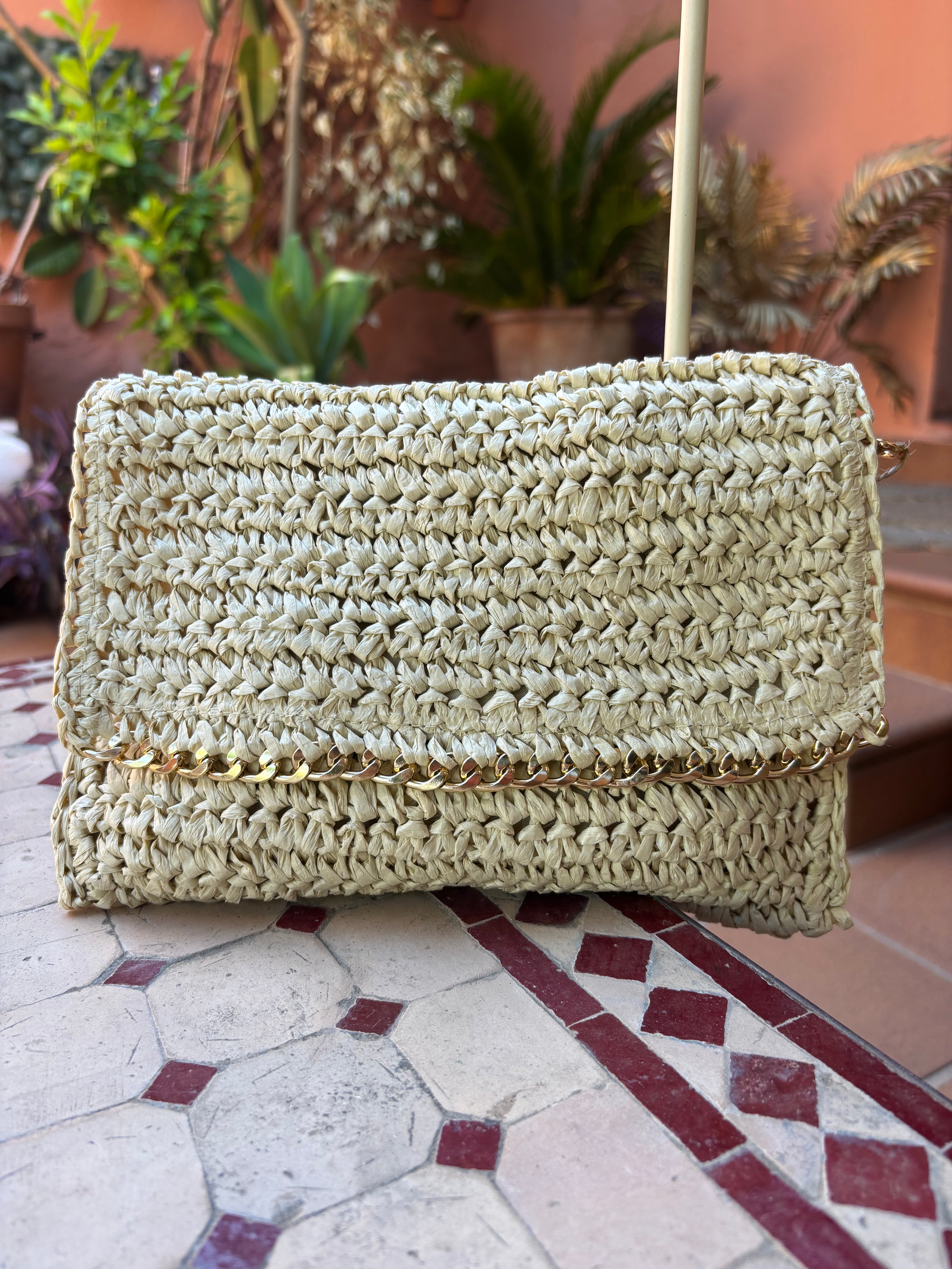Bolso Rafia cadena