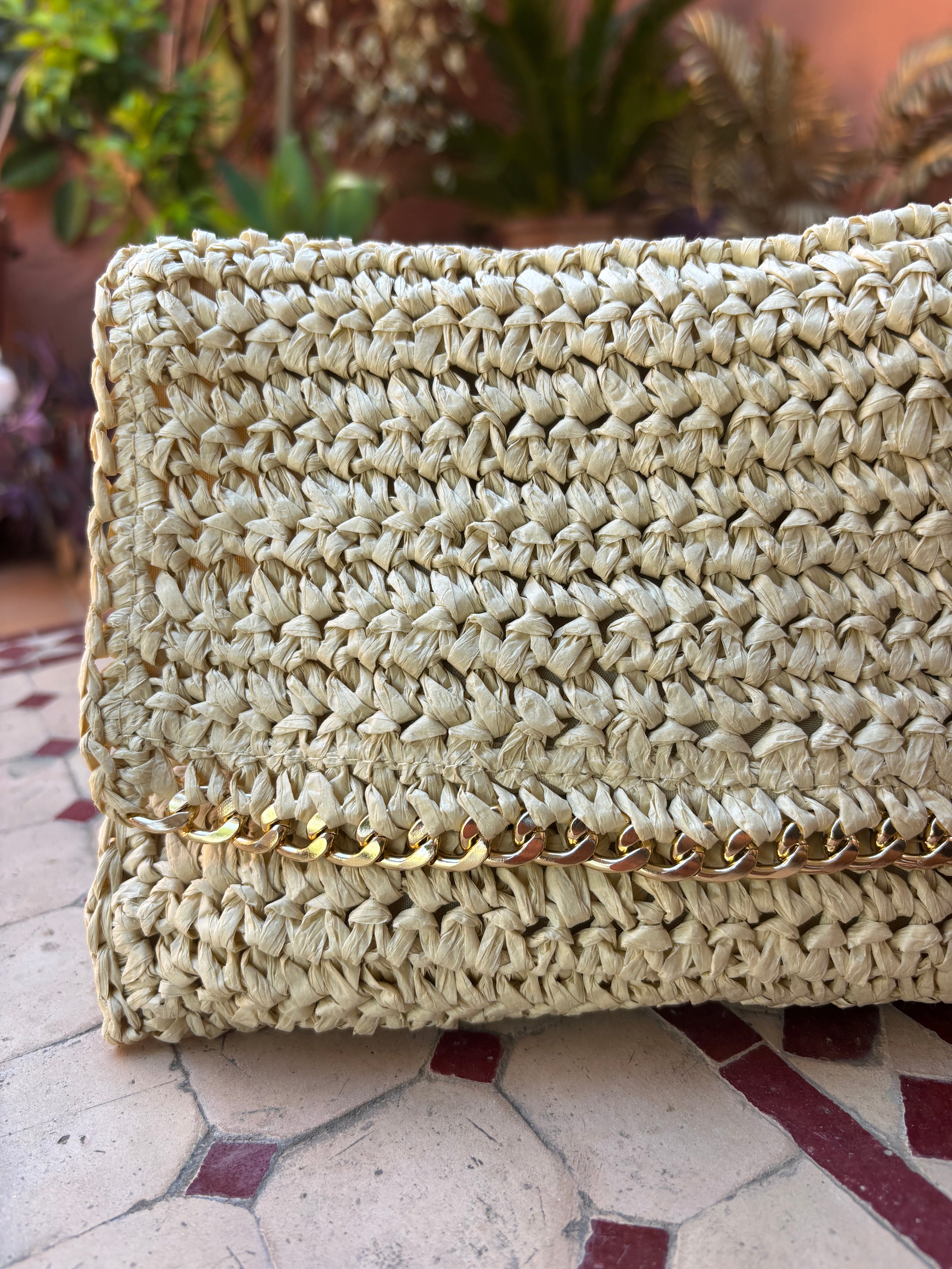 Bolso Rafia cadena