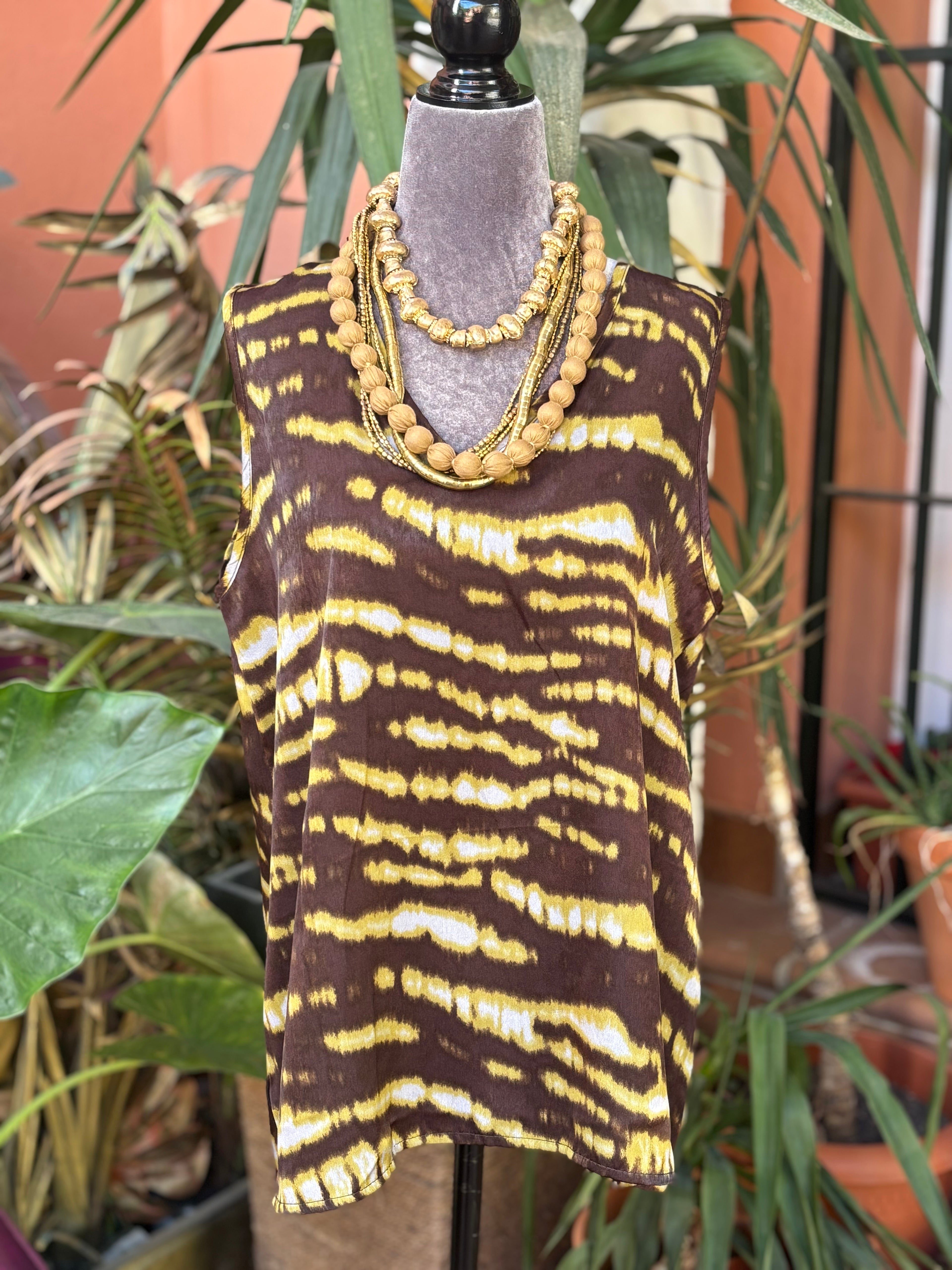 Conjunto top y kaftan ADET