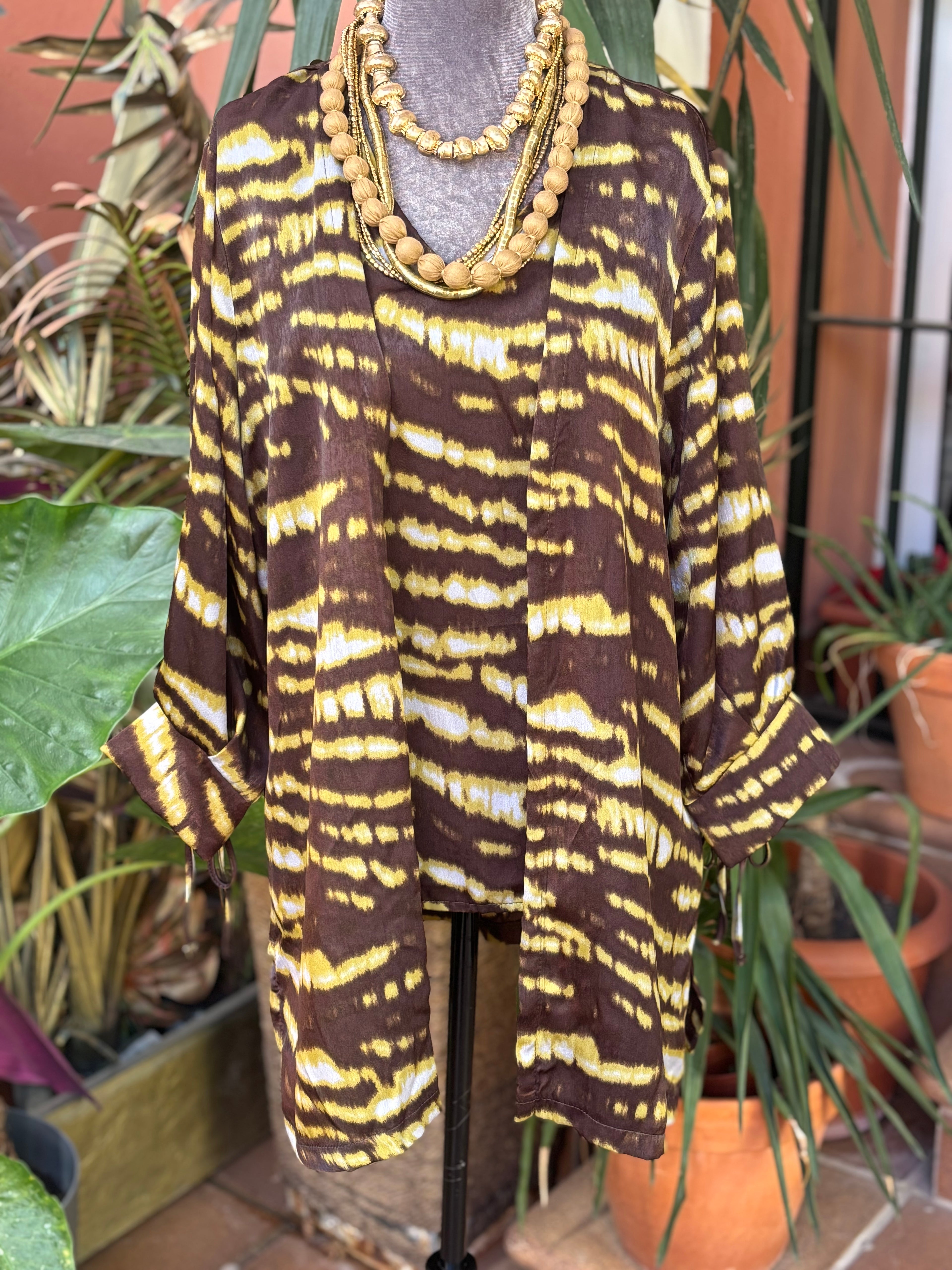 Conjunto top y kaftan ADET