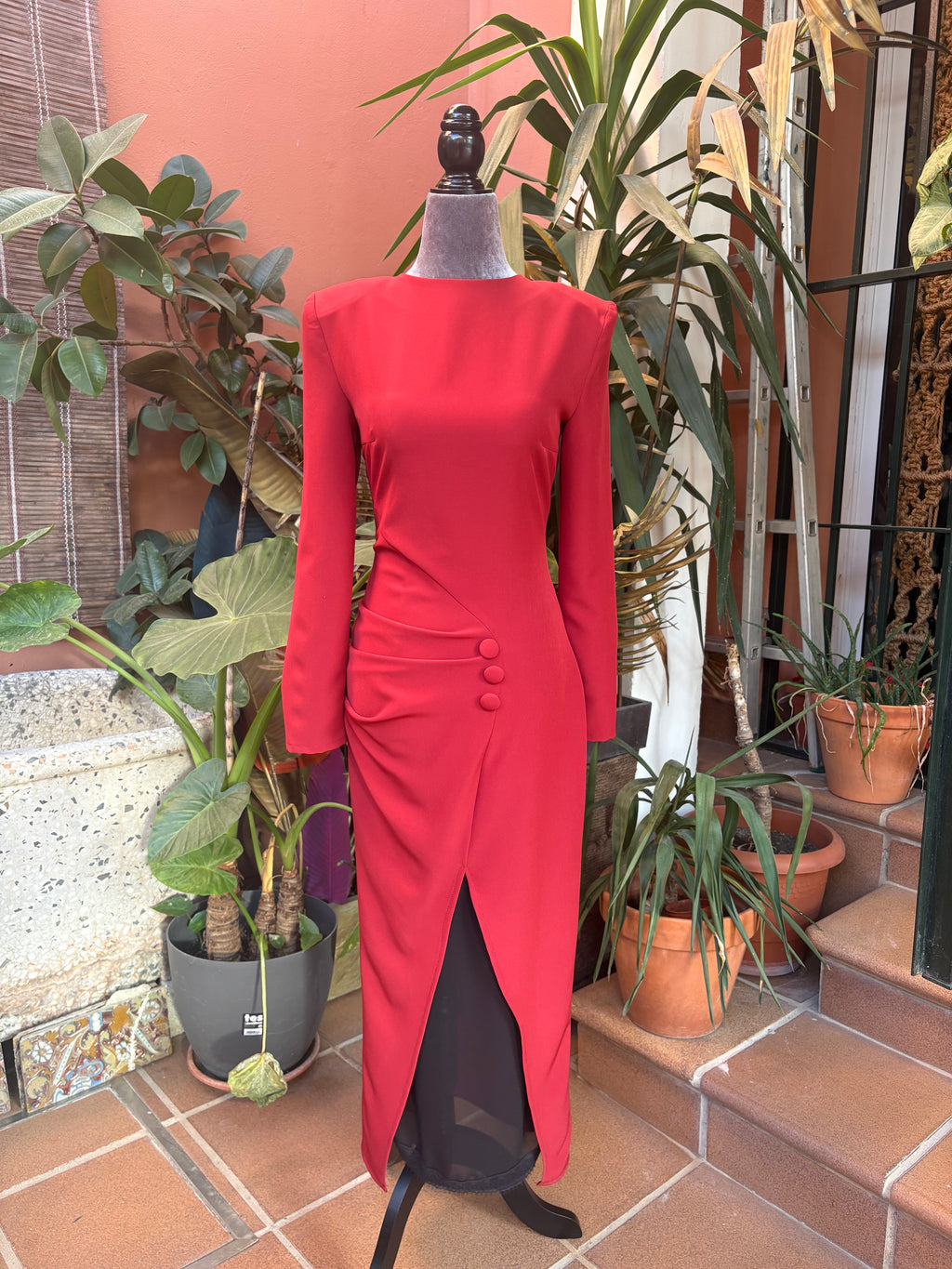 VESTIDO DETALLES BOTONES