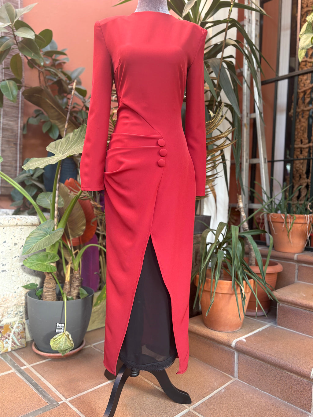 VESTIDO DETALLES BOTONES