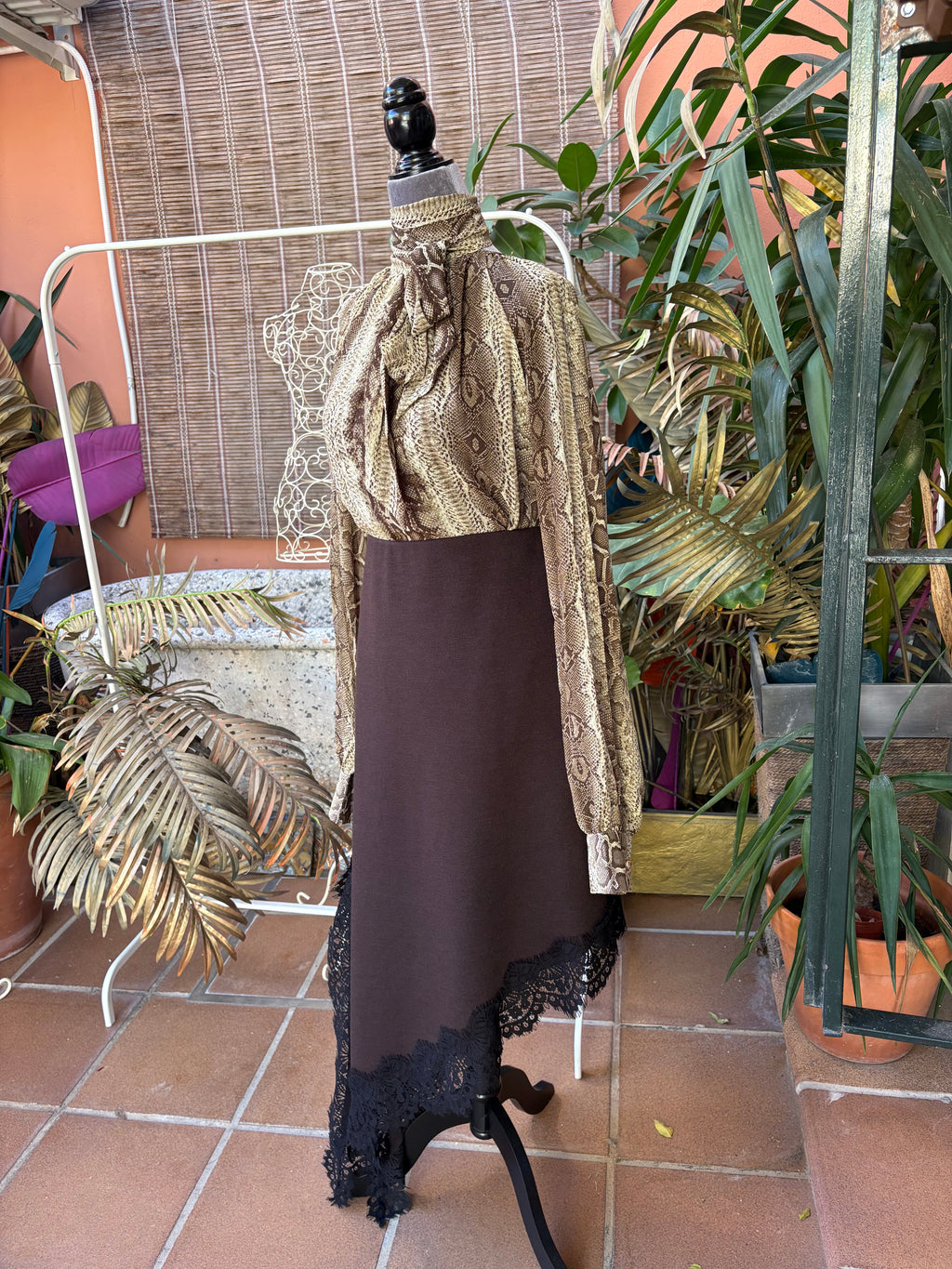 Camisa estampado serpiente