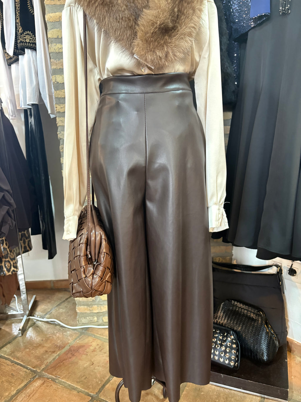 PANTALON POLIPIEL MARRON