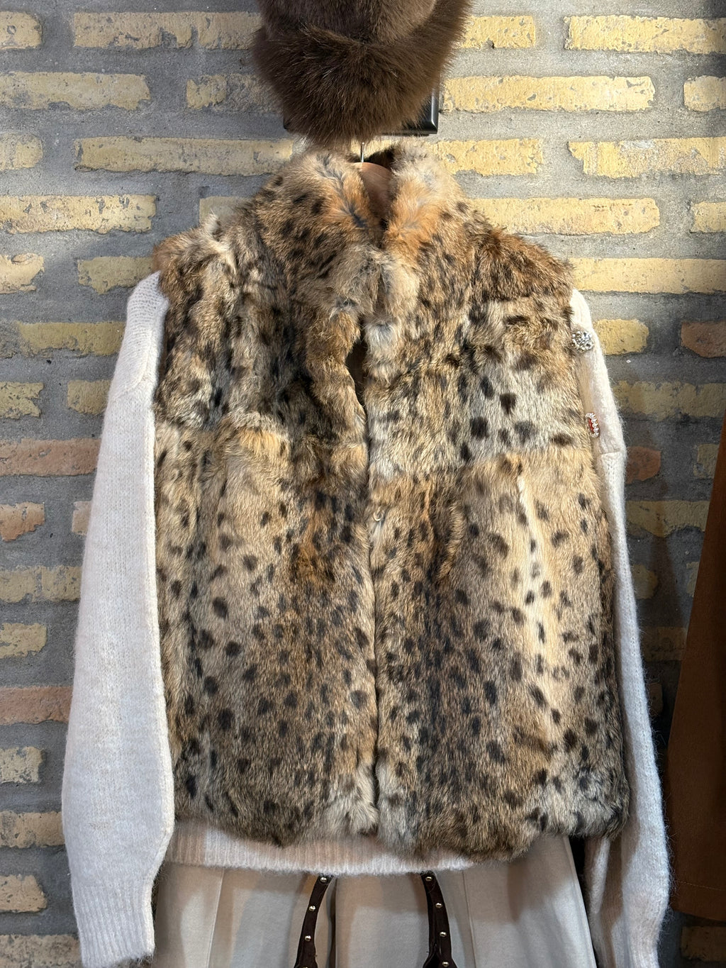 CHALECO PIEL NATURAL