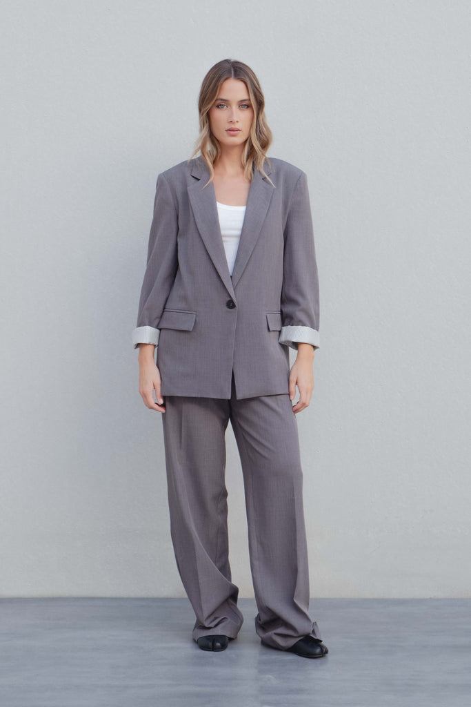 BLAZER PUÑO ESTAMPADO