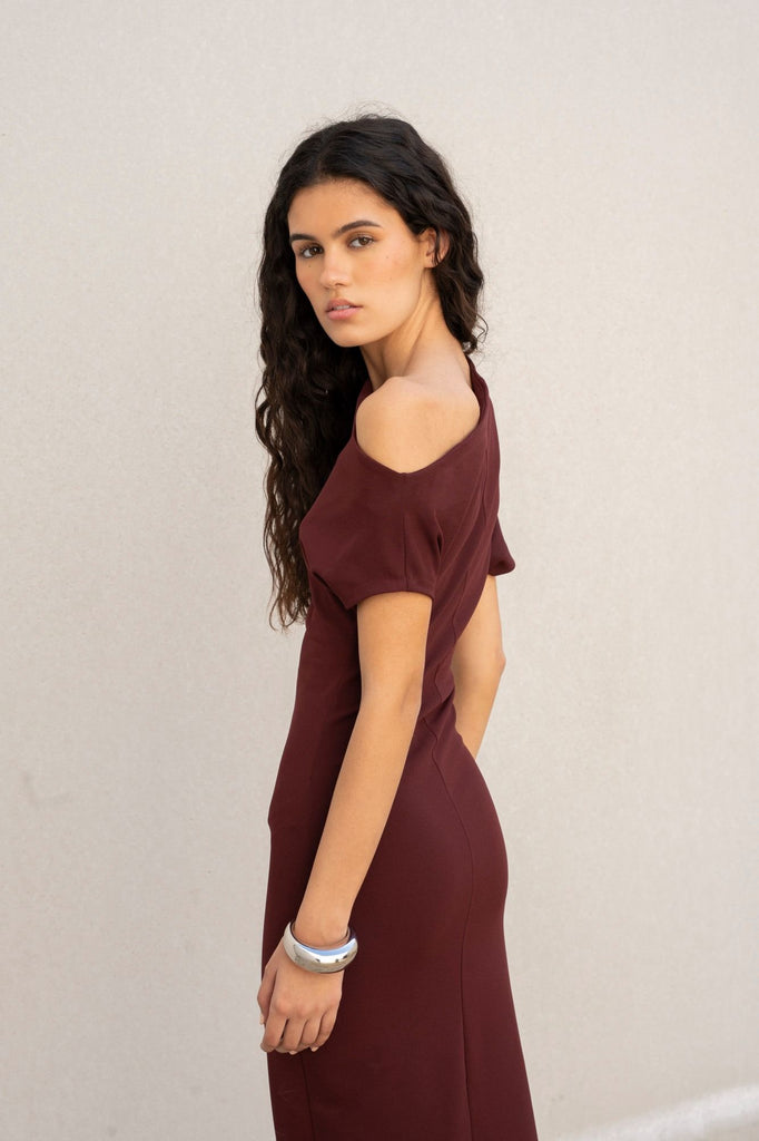 VESTIDO ASIMETRICO