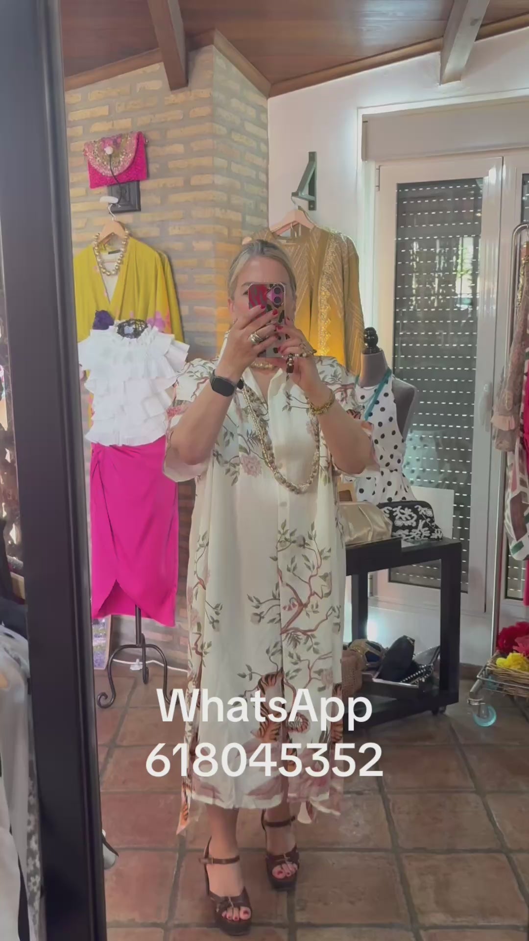 VESTIDO CRUDO PRIMAVERA