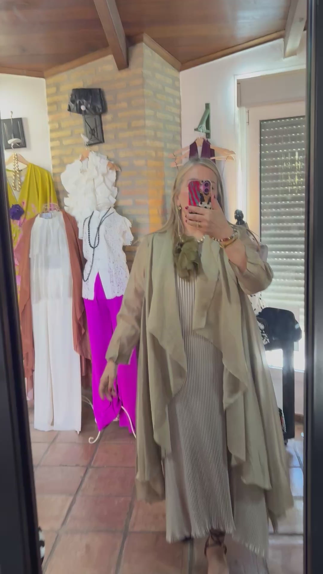 KAFTAN ORGANZA VERDE